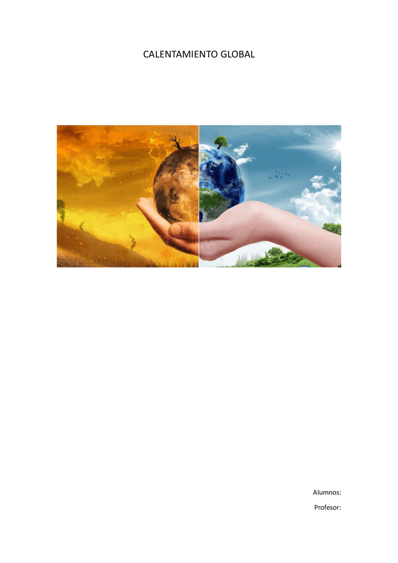 Calentamiento global | Transcripciones de Modelado de Ecosistemas | Docsity