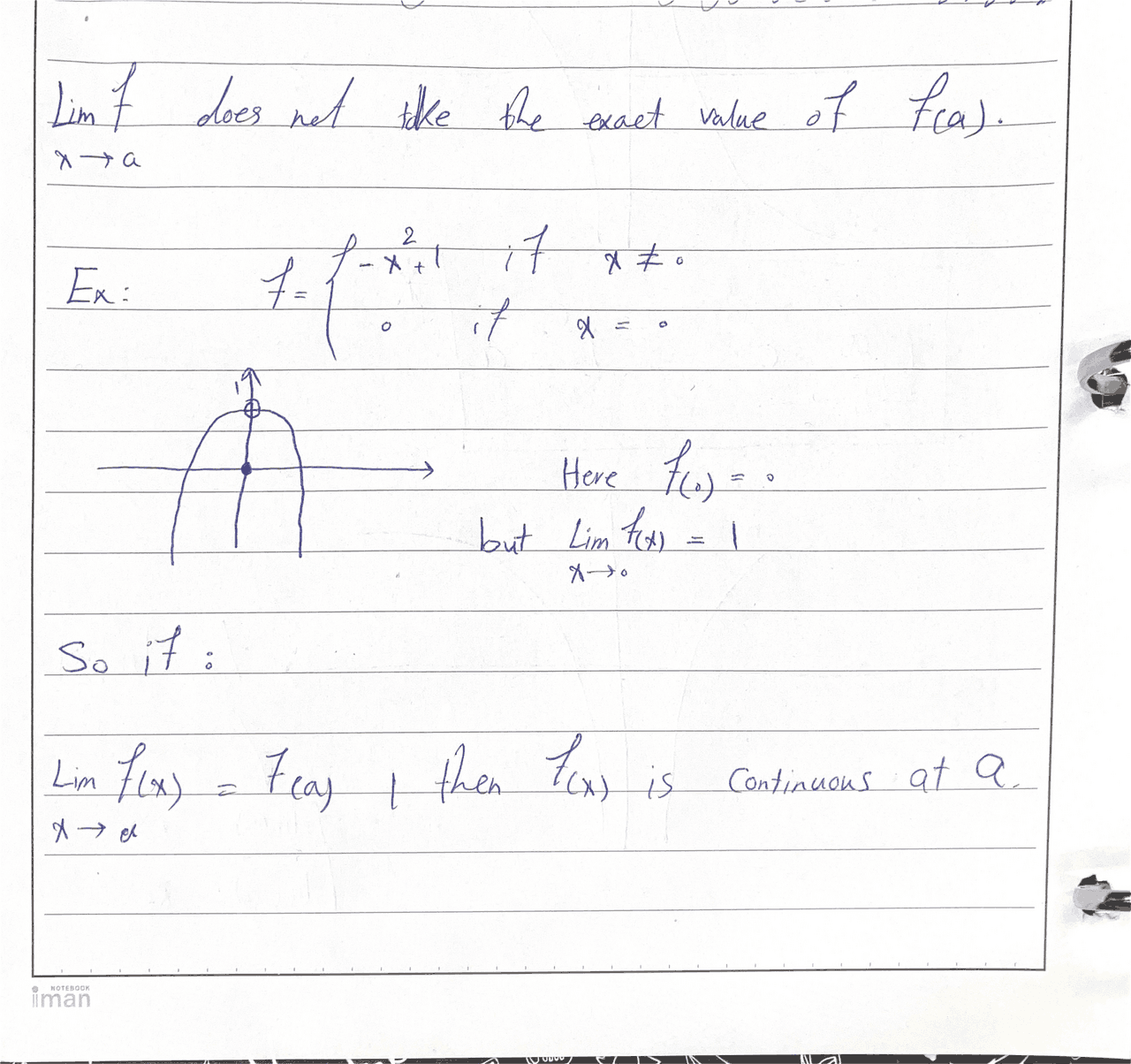 How to calculate limit functions | Lecture notes Mathematics | Docsity