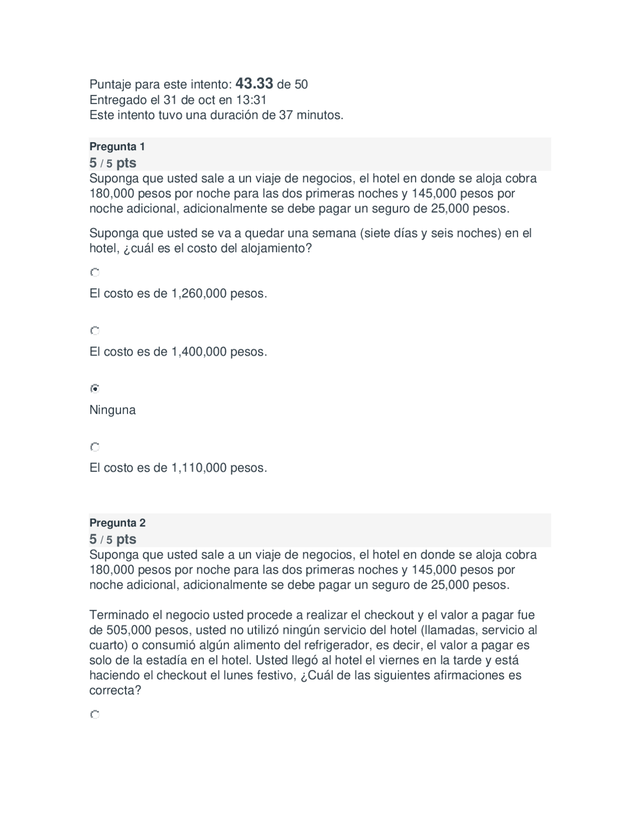 Actividad De Puntos Evaluables Escenario 2 Exámenes De Matemáticas