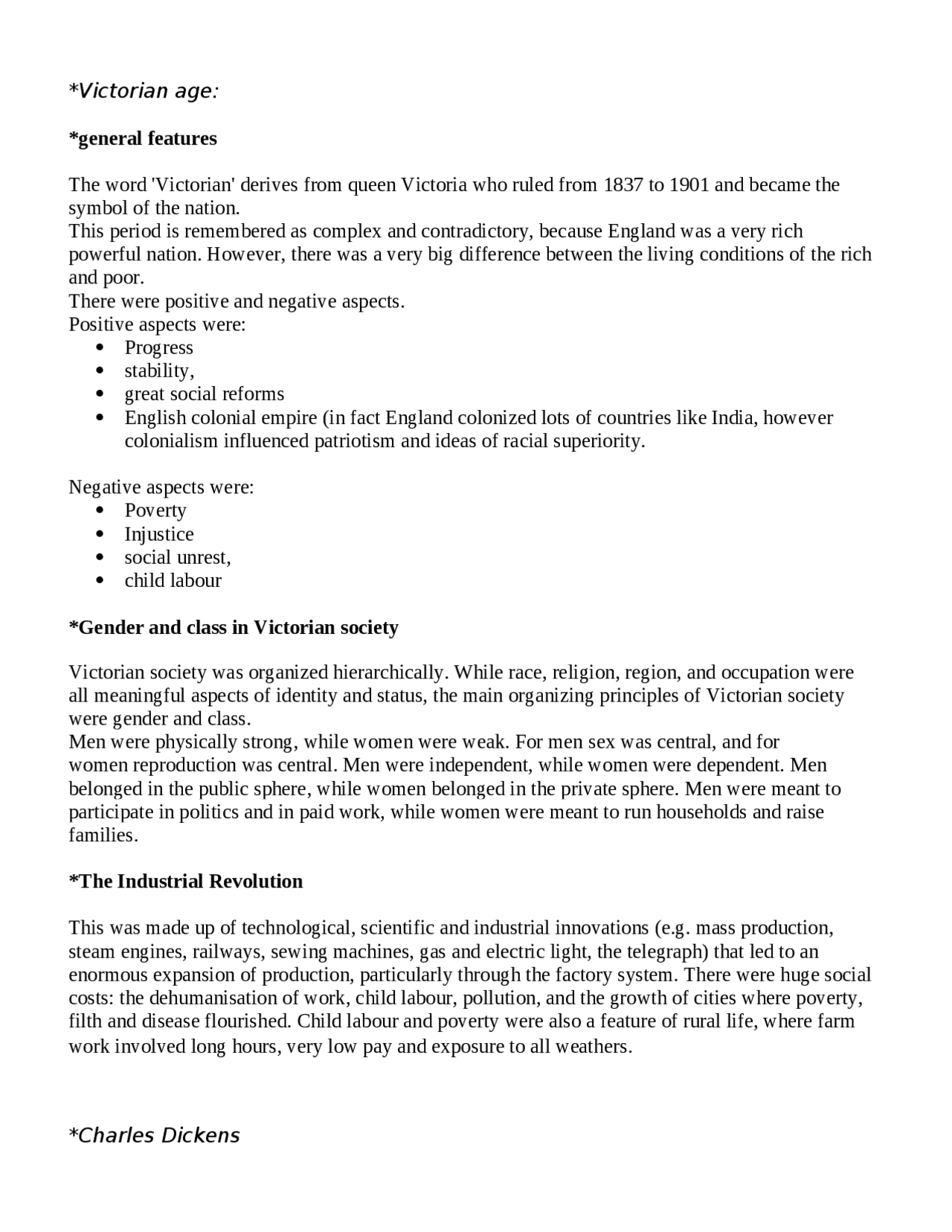 victorian age and modernism Slide di Inglese Docsity