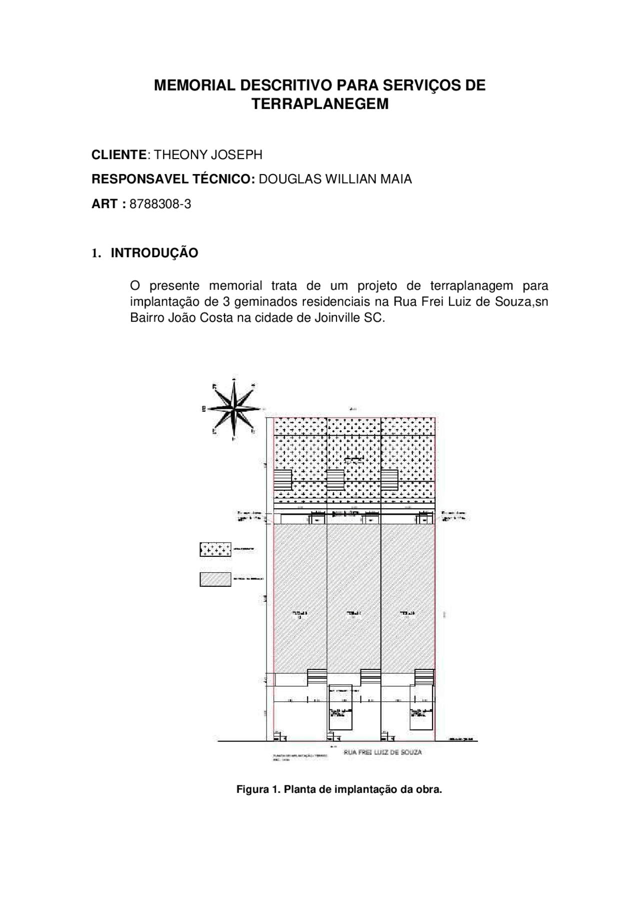 MEMORIAL DESCRITIVO PARA TERRAPLENAGEM | Manuais, Projetos, Pesquisas ...