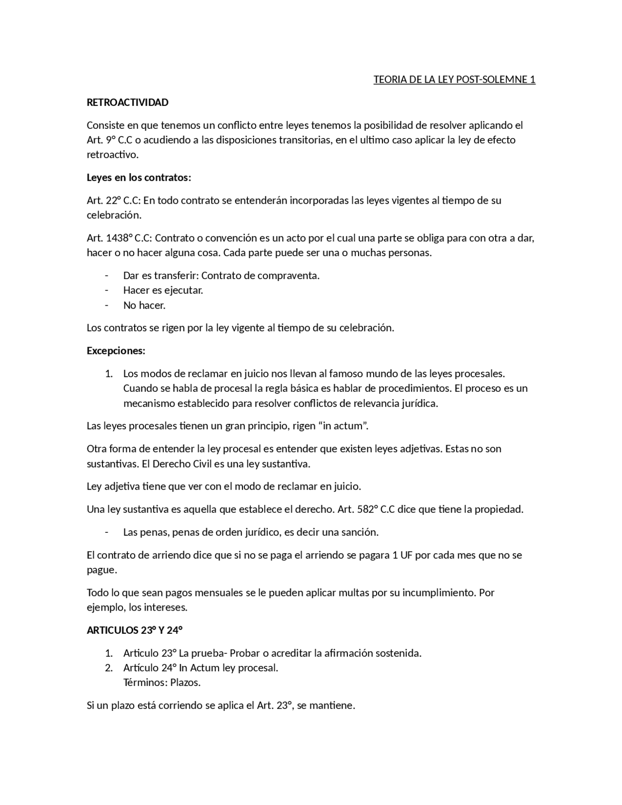 Derecho Civil I - Teoría de la Ley y las Personas. | Apuntes de Derecho ...