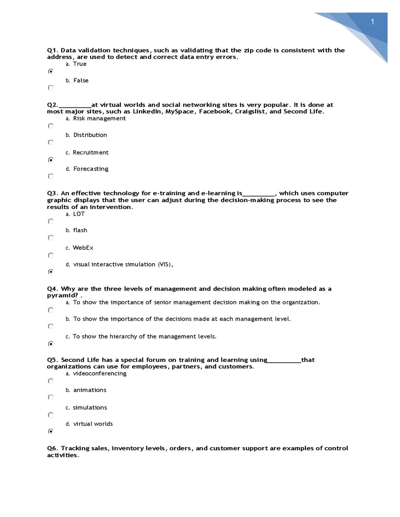 MGT 220 Final Exam questions with correct answers | Exams Nursing | Docsity