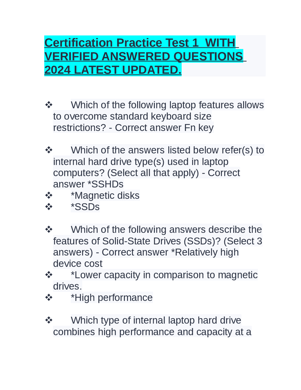 Which Laptop Feature Allows to Overcome Standard Keyboard Size Restrictions  