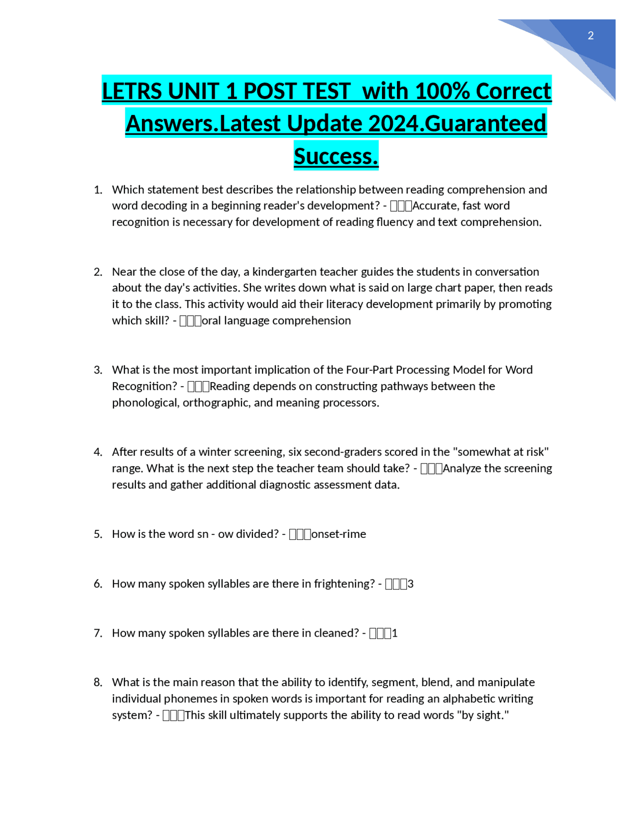 Unlock Reading Success: The Ultimate Letrs Comprehension Checklist - anr5afb