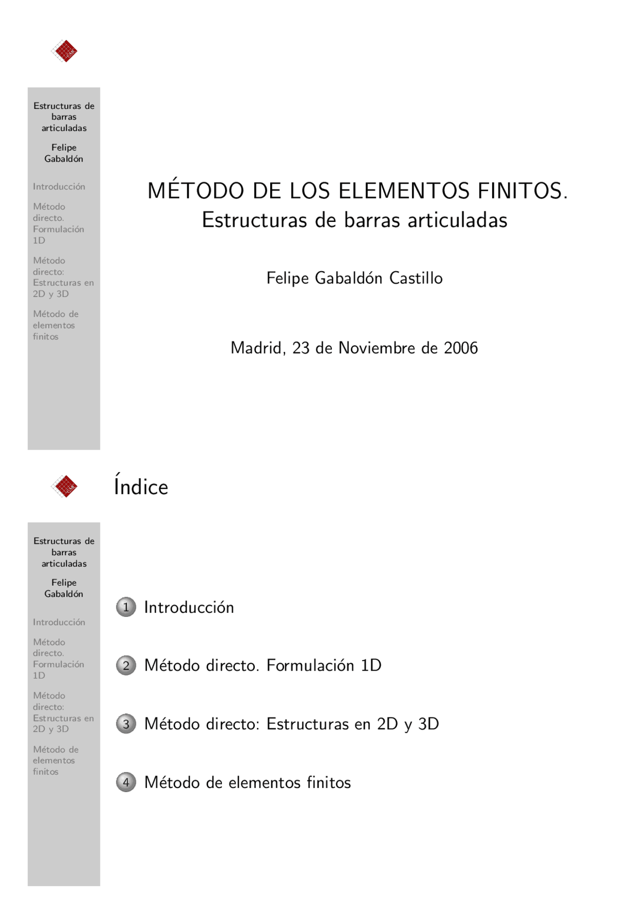 Método de Elementos Finitos (MEF) en Estructuras 1D, 2D y 3D | Apuntes ...