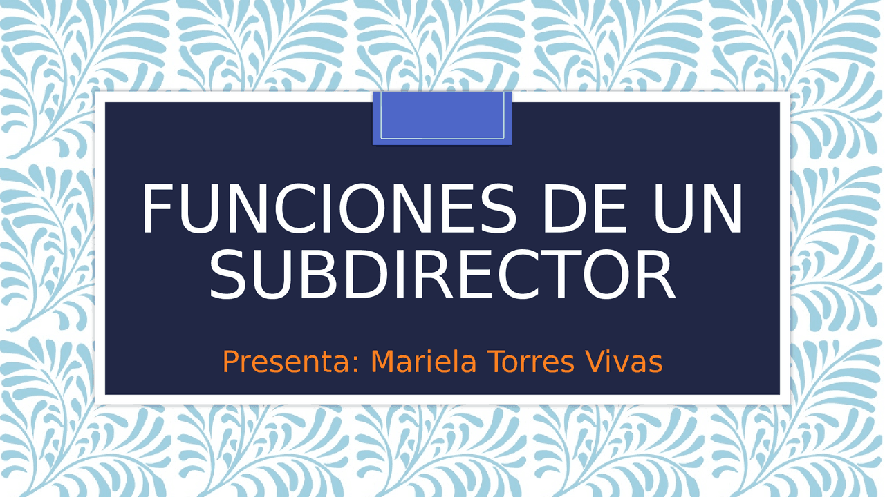 Funciones de un Subdirector Académico en la Educación: Perfiles