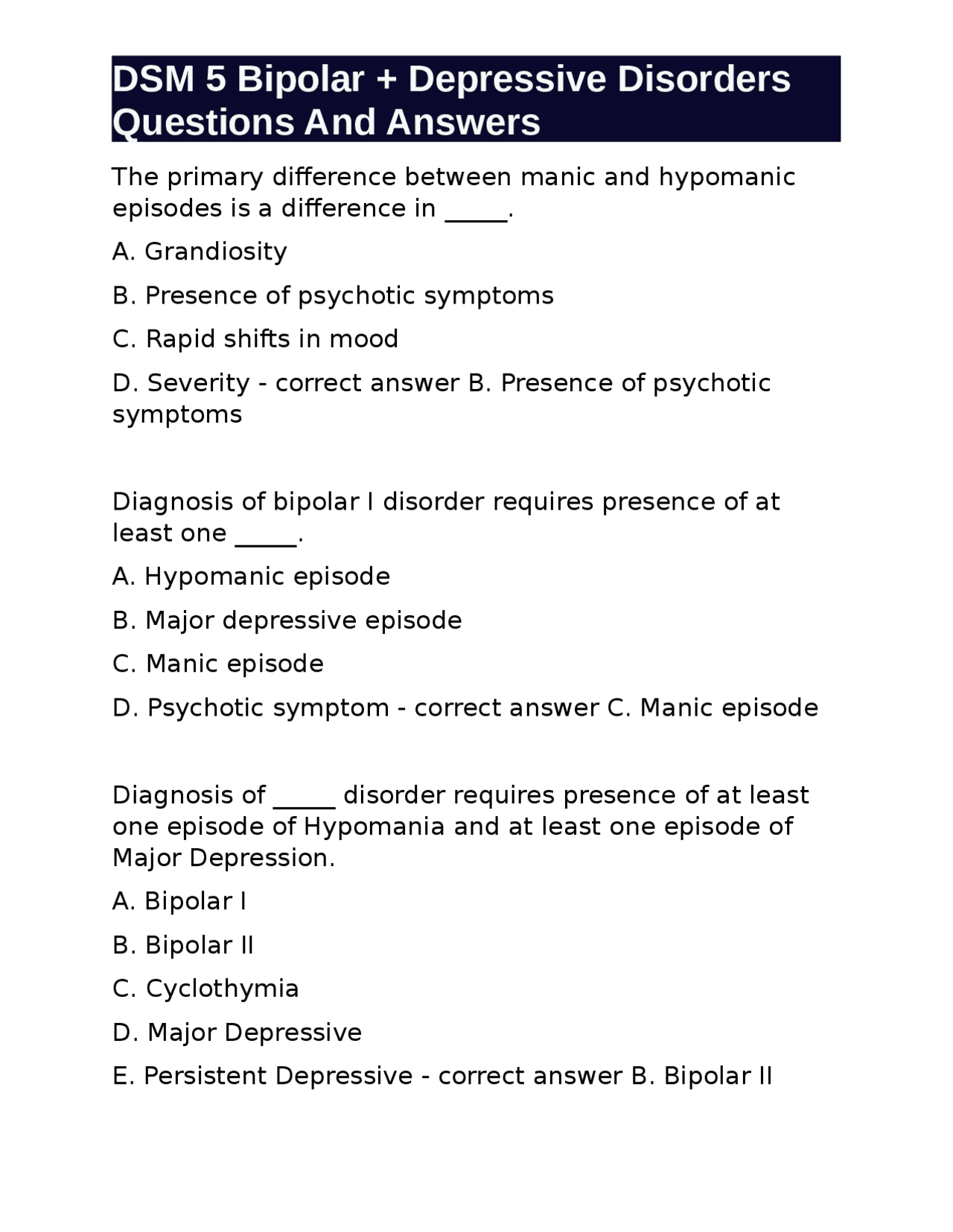 Beyond The Dsm 5 The One Question You Need To Ask Your Doctor Dr Bobs Advice - 7w048wn