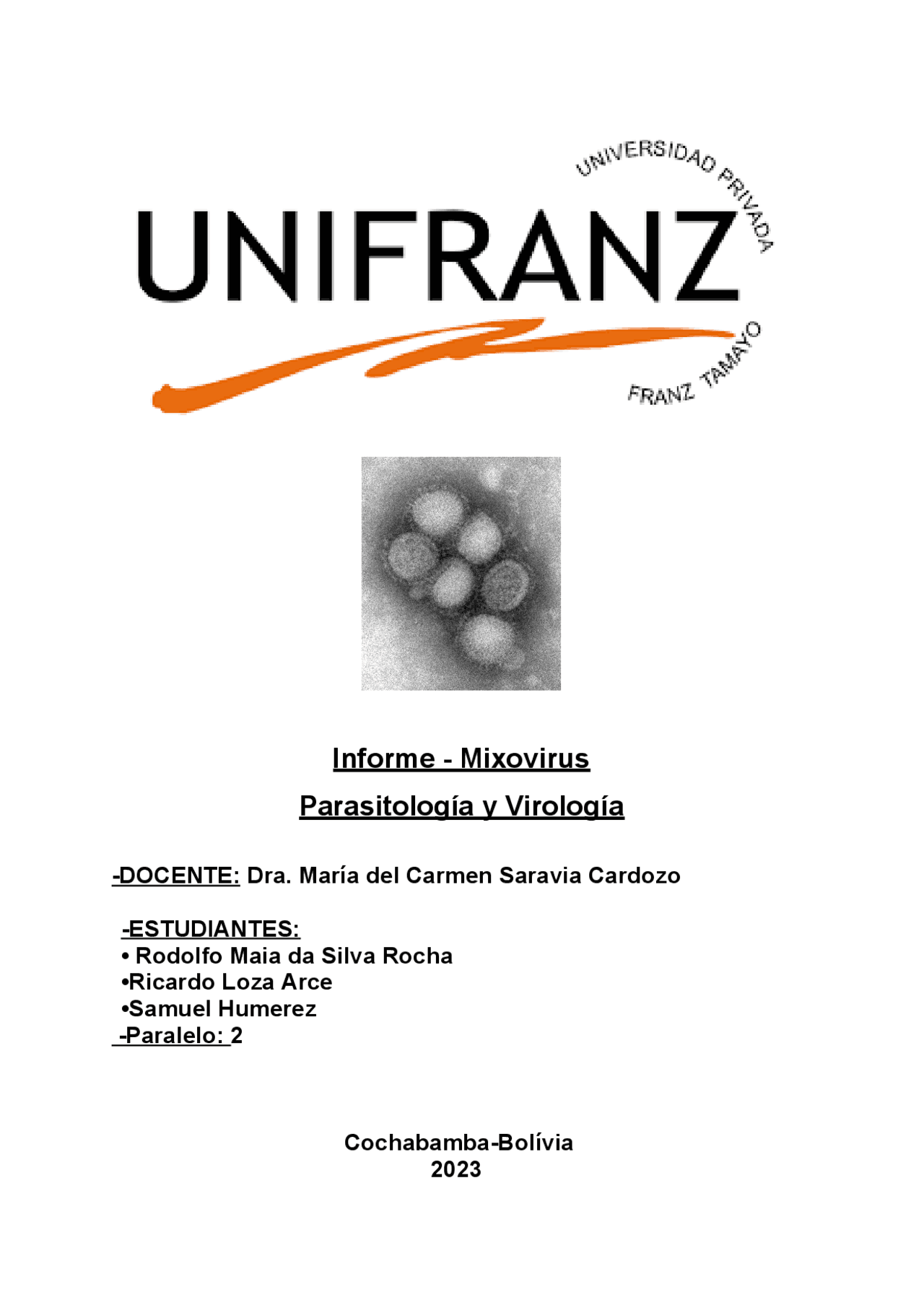 mixovirus como puede afectar en las personas y tratamiento | Resúmenes ...
