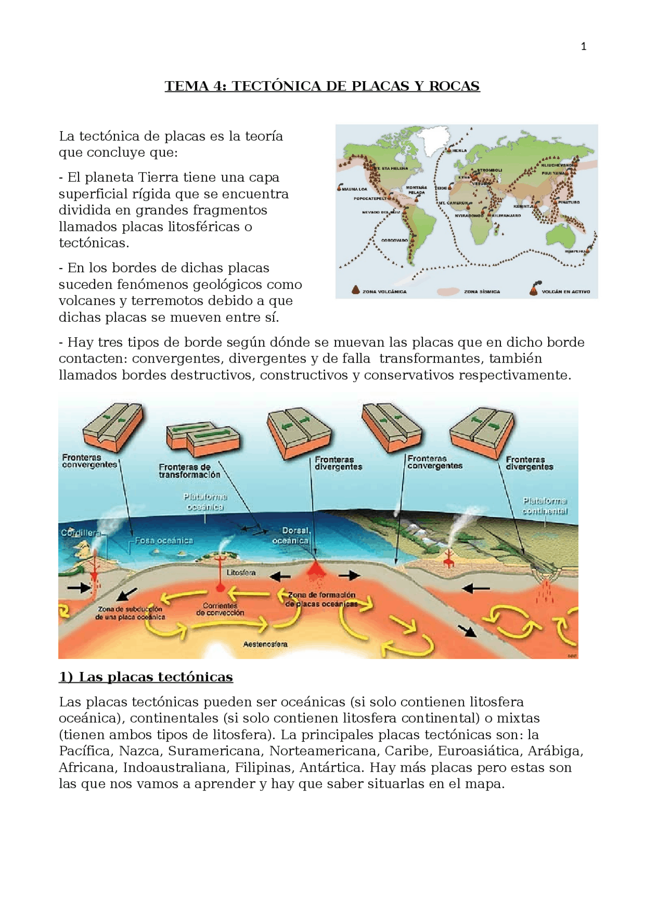 Geología las capas de la tierra | Resúmenes de Geología | Docsity