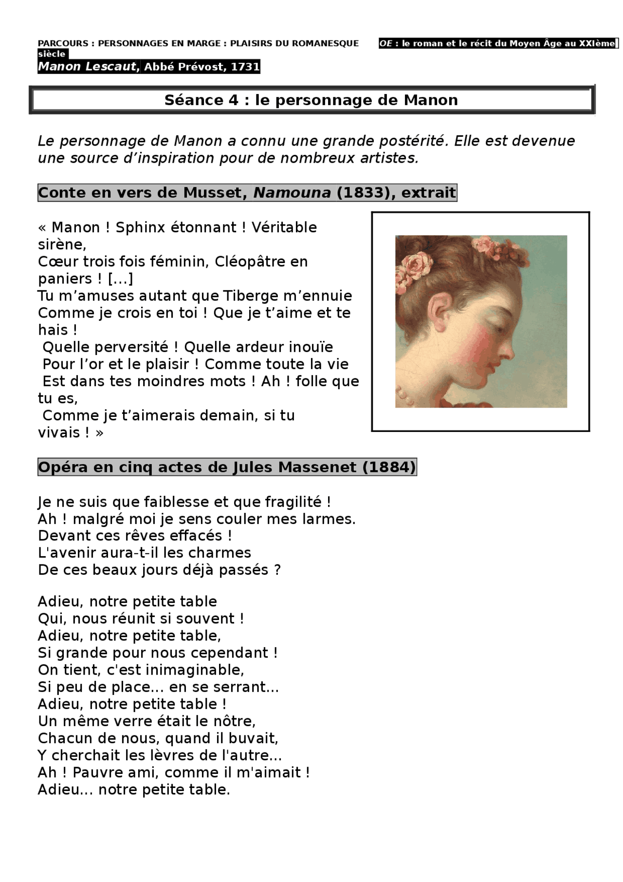 Personnages Manon Lescaut Lecture Notes Law Docsity Personnages Manon Lescaut Lecture Notes Law Docsity
