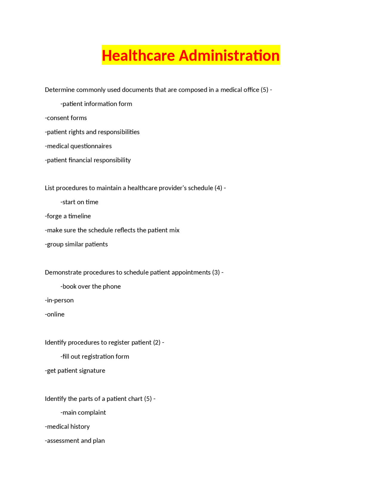 Essential Docs & Procedures in Medical Offices: Healthcare Admin ...