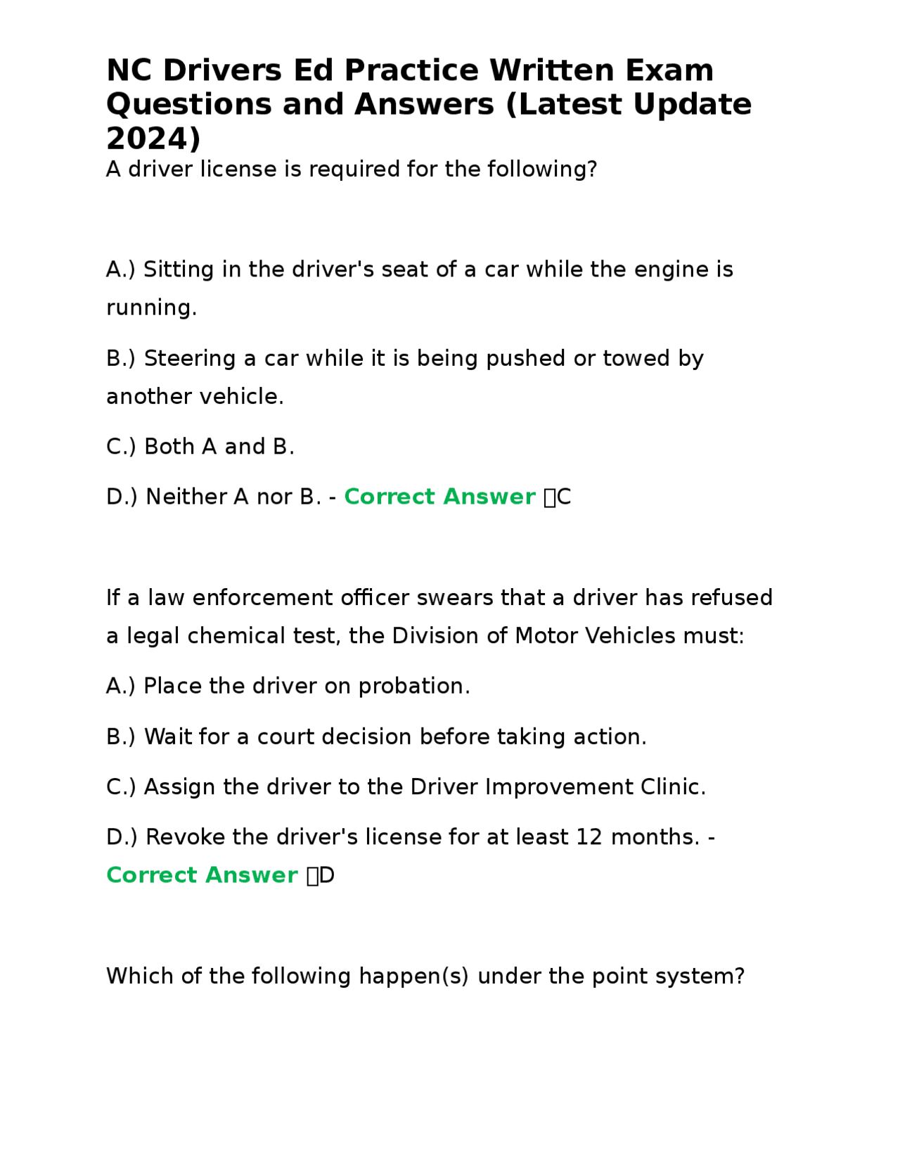 Drivers Ed Practice Test Quizlet - x5ybjgy