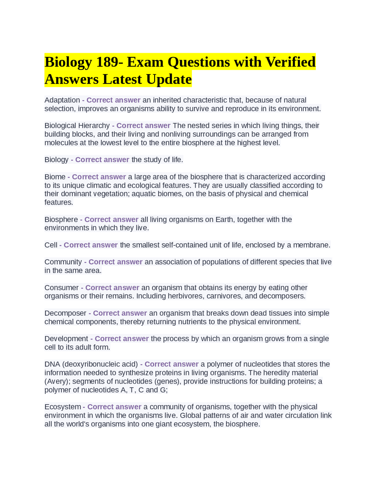 Biology Basics: Key Concepts in Chemistry and Biology | Exams Biology ...