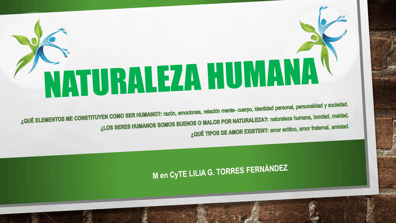 Naturaleza Humana: Razón, Emociones, Relación Mente-Cuerpo, Identidad y ...