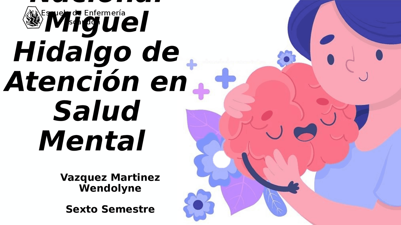 Modelo Nacional Miguel Hidalgo de Atención en Salud Mental | Tesis de