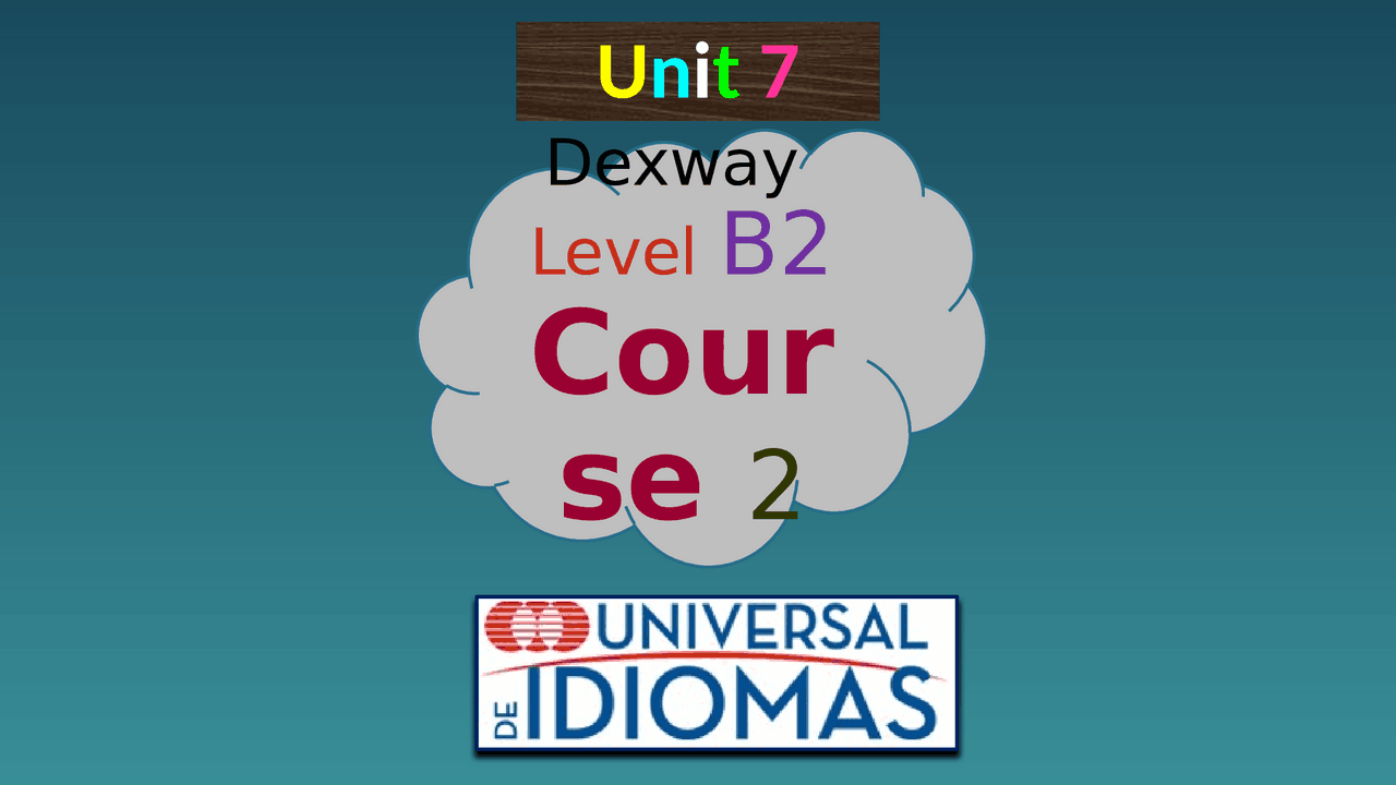 Course B2 -2 English | Diapositivas de Idioma Inglés | Docsity