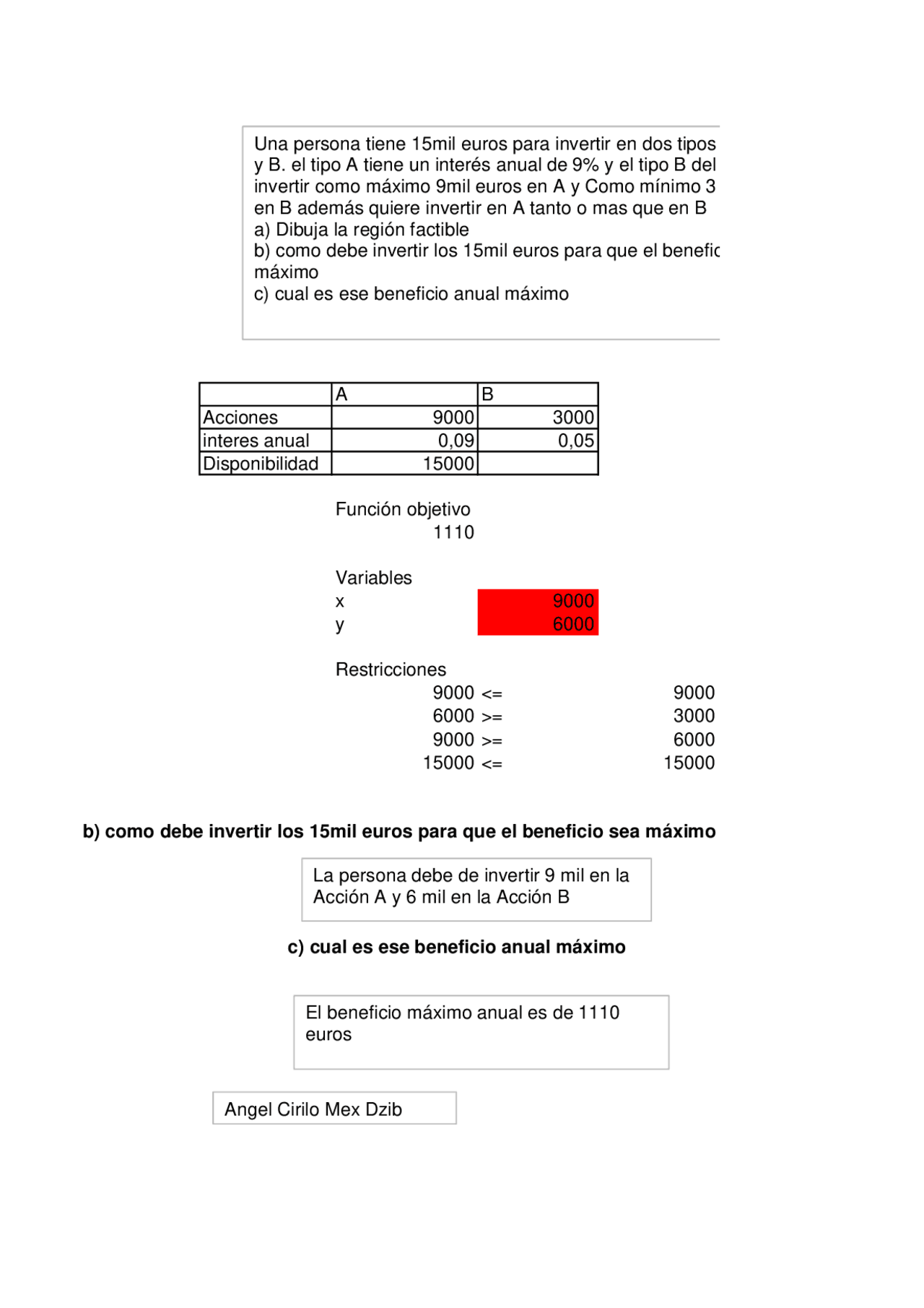 Metodo simplex en excel ejercicios de tecnolog a industrial docsity