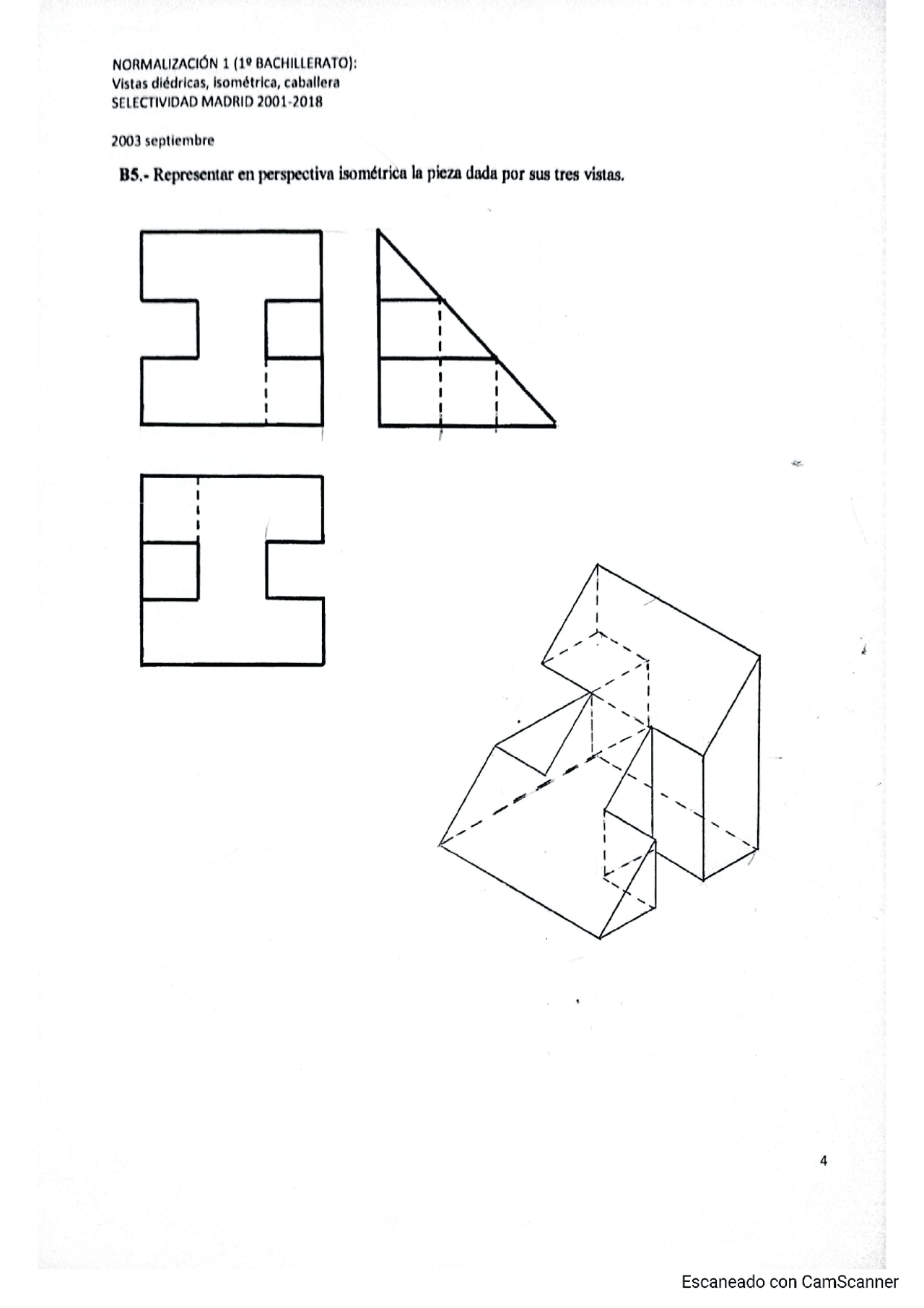 Ejercicios De Vistas Ejercicios De Dibujo T cnico Docsity