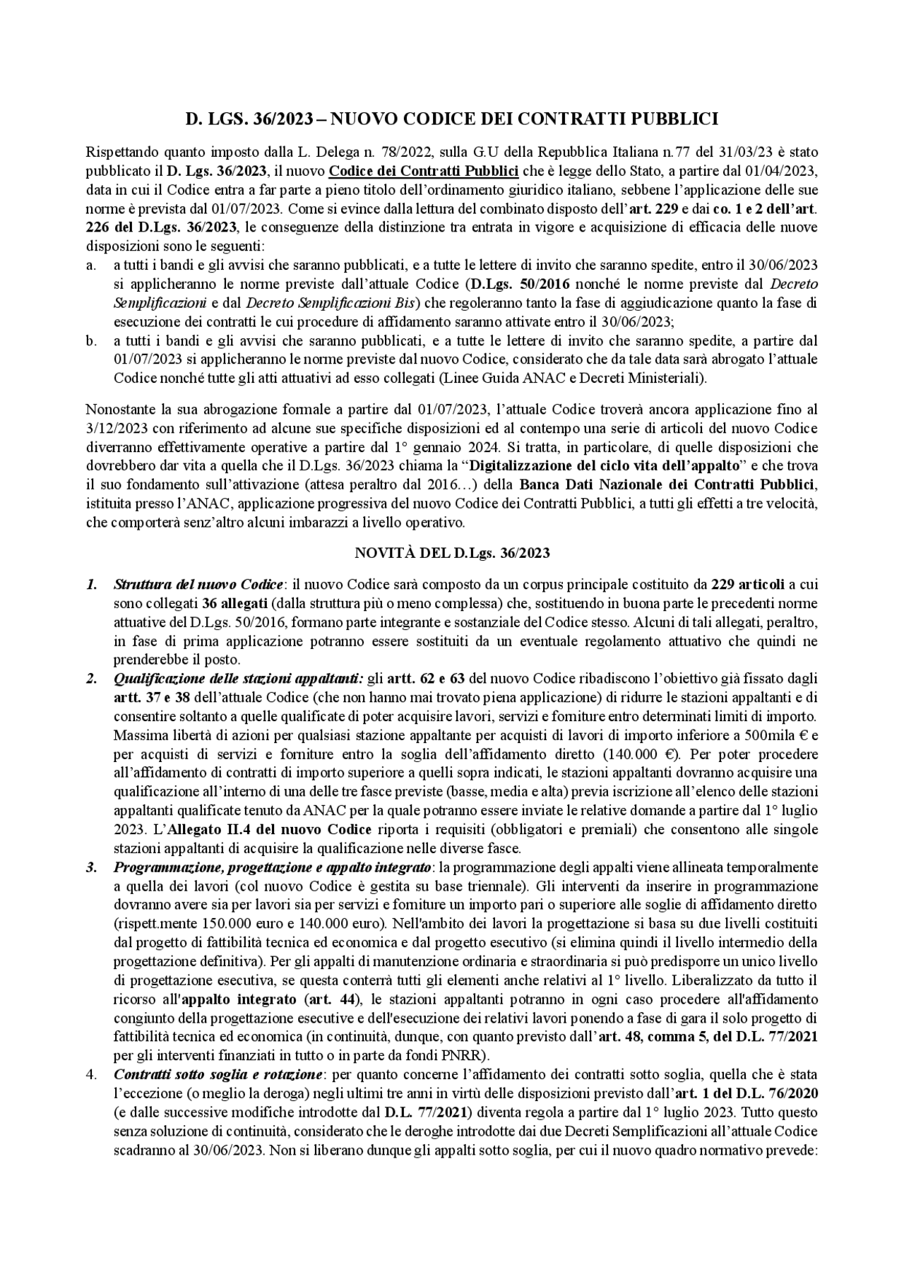 allegato ii 14 dlgs 36/2023