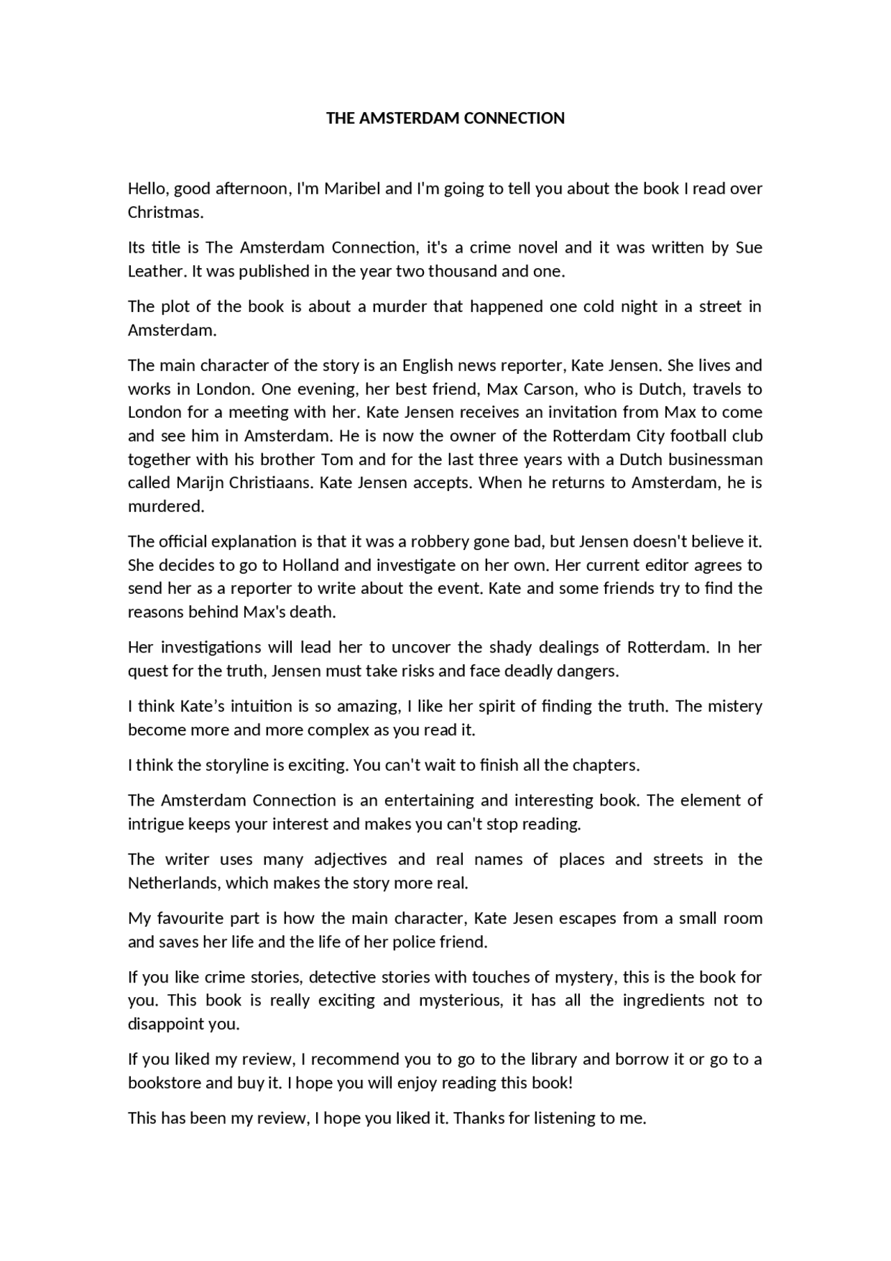 Lectura Para Trabajar Vocabulario B1 Resúmenes De Inglés Docsity