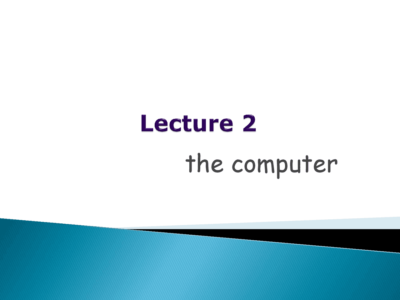 Human Computer Interaction Chapter-02: the computer | Slides Human ...
