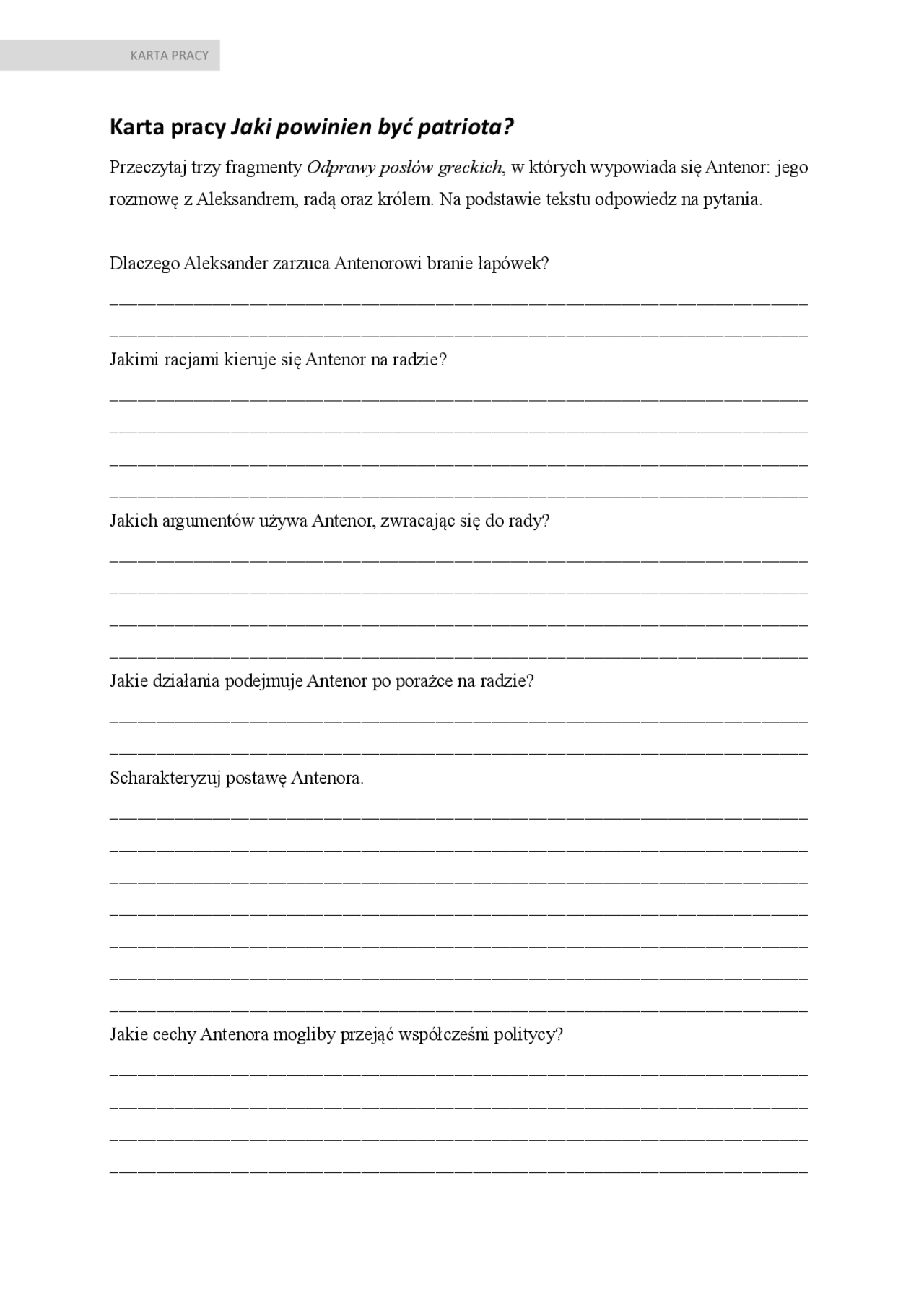 Sprawdzian Z Renesansu 1 Gimnazjum www.docsity.com