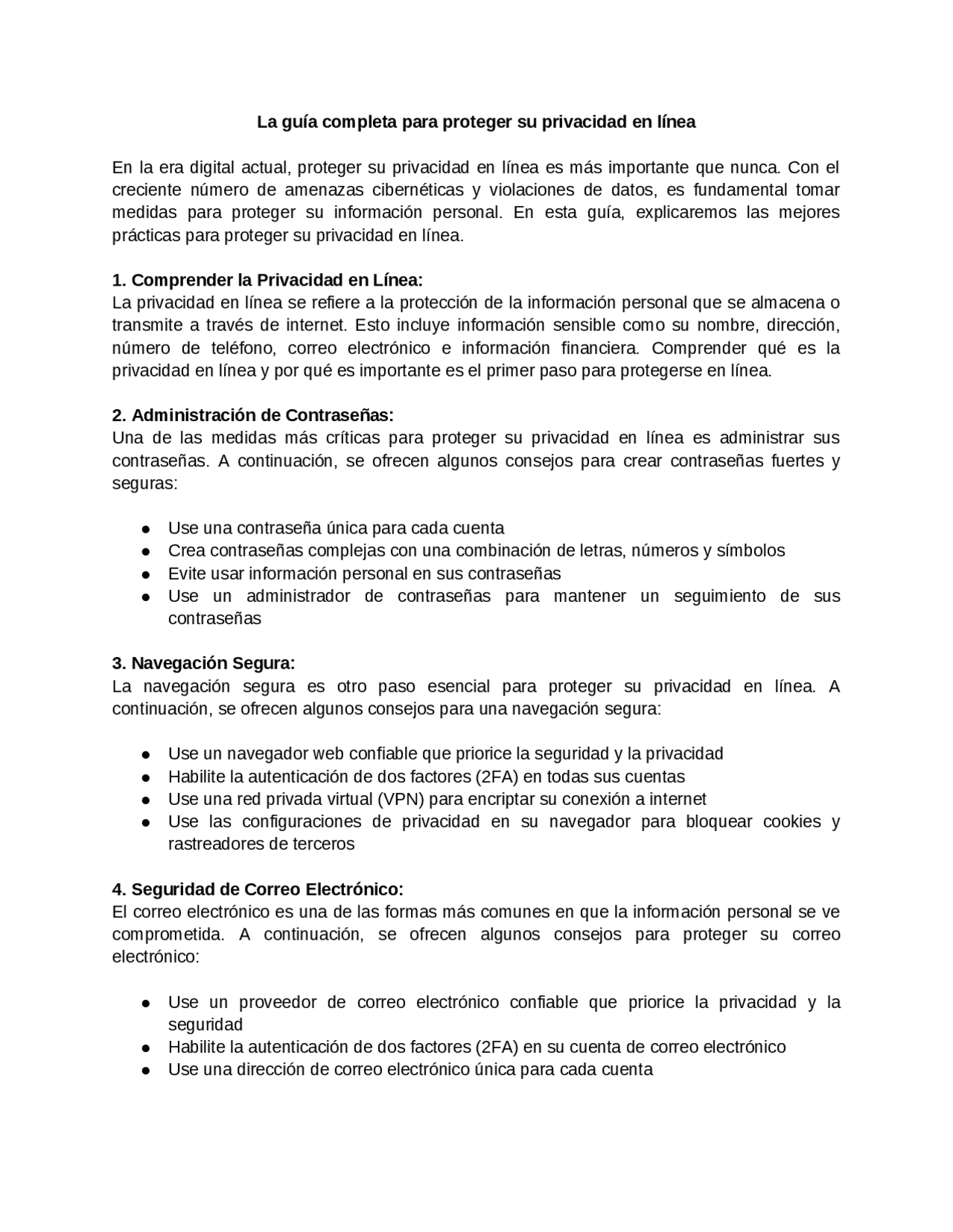 La guía completa para proteger su privacidad en línea | Resúmenes de ...