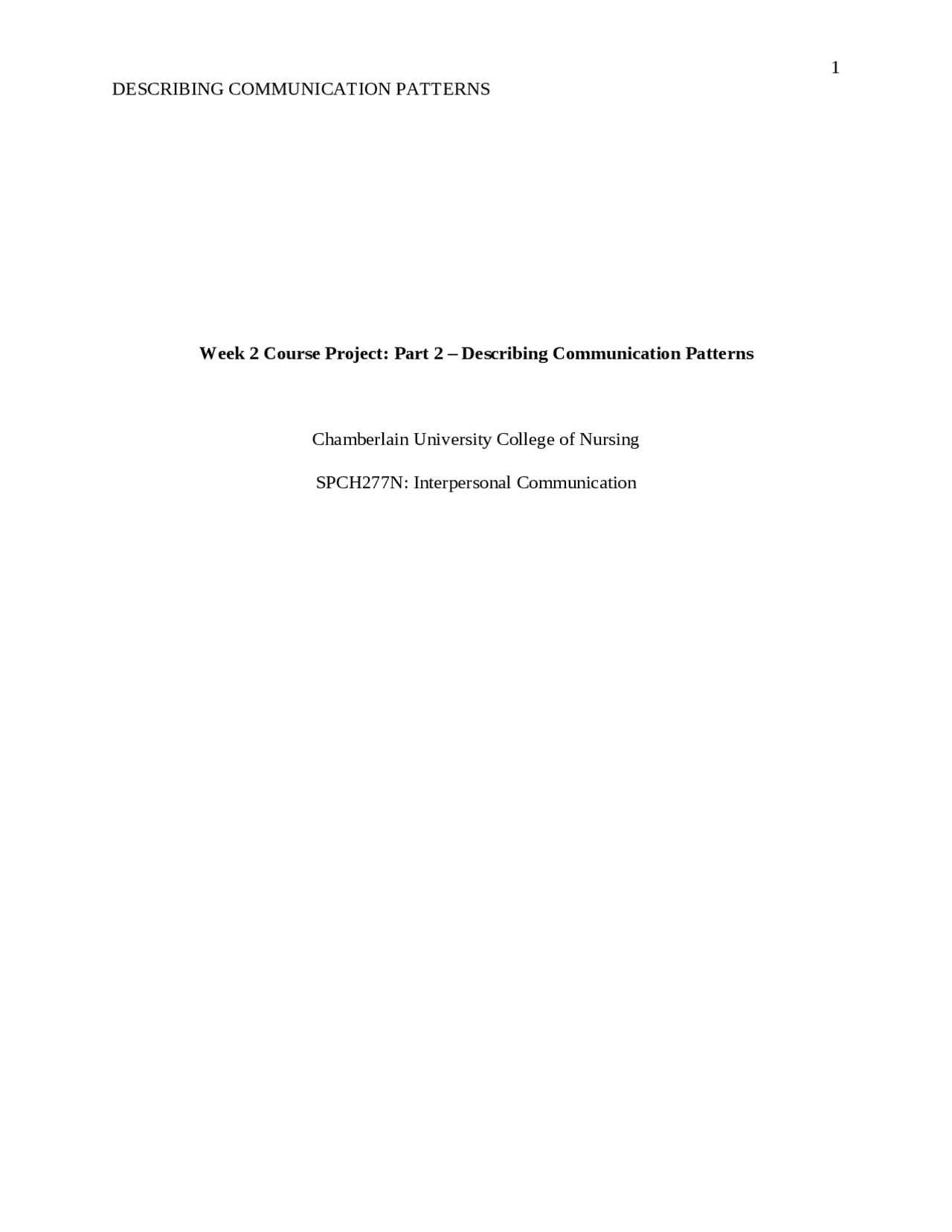 Communication Pattern Analysis Communication Pattern Analysis in Interpersonal Communication | Lecture ...