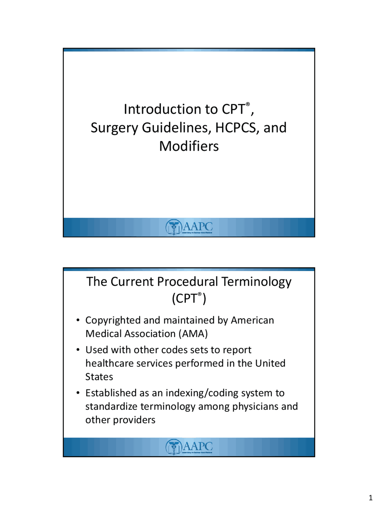 Medical coding cpt information | Study notes Law | Docsity