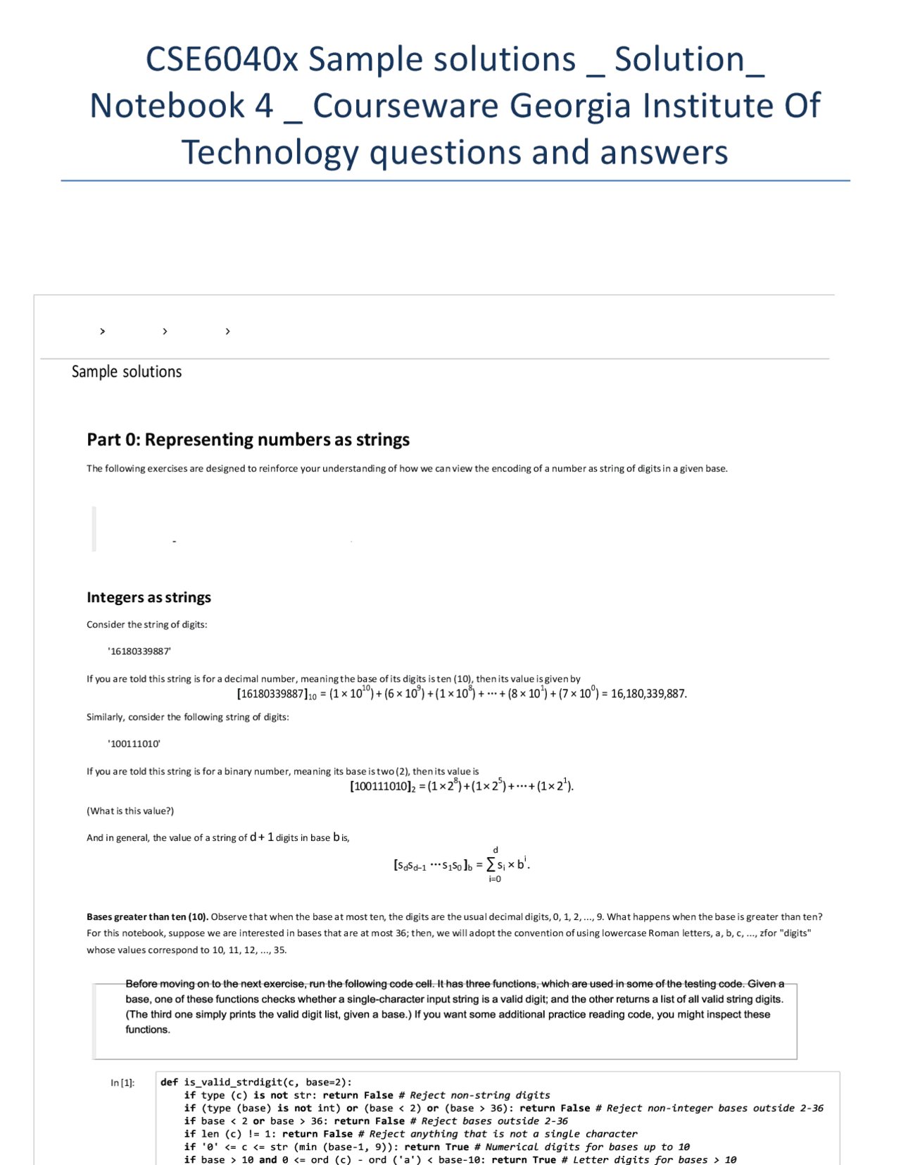 Converting Strings to Numbers in Different Bases | Exams Computer ...