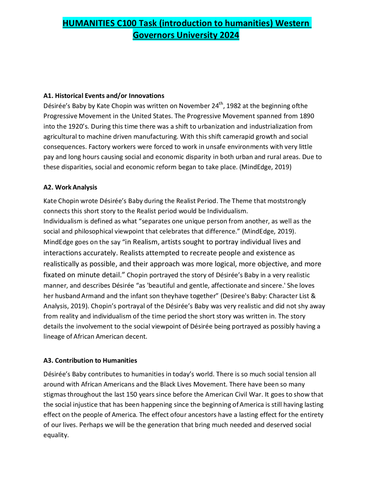 Humanities C100 Task Introduction To Humanities Western Governors University 2024 Exams Humanities C100 Task Introduction To Humanities Western Governors University 2024 Exams