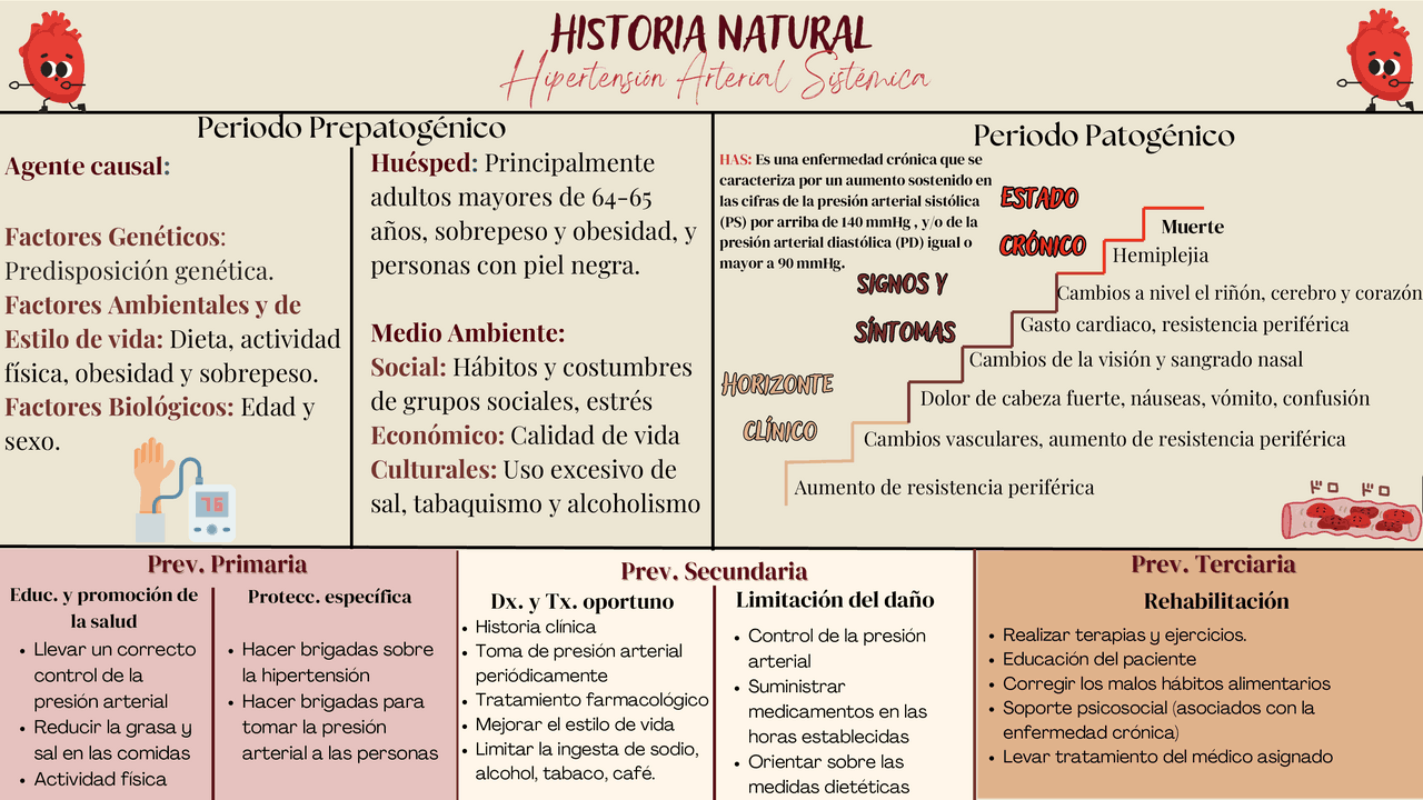 Historia natural de la hipertensión arterial sistémica | Diapositivas