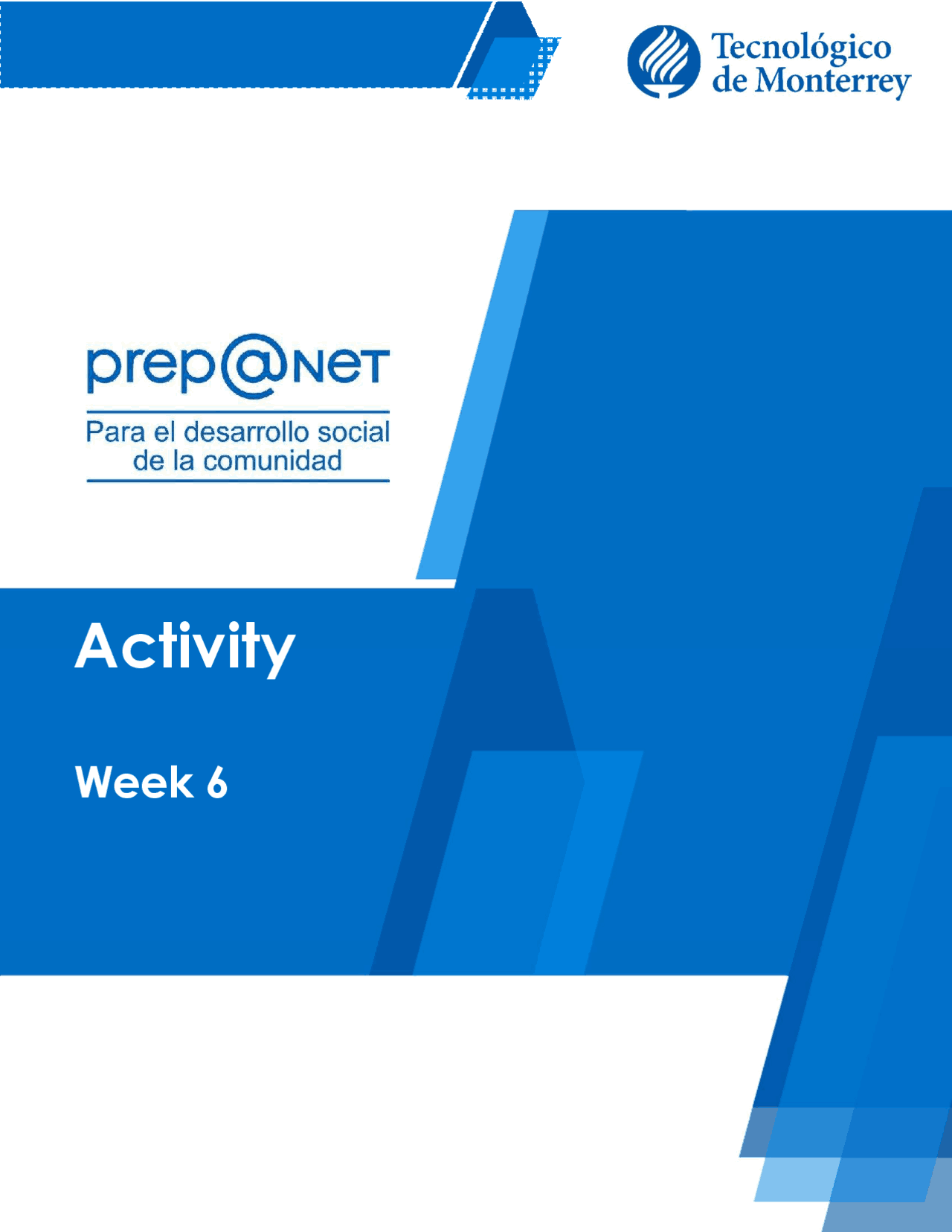 Actividad evaluable semana 6 ingles | Ejercicios de Inglés | Docsity