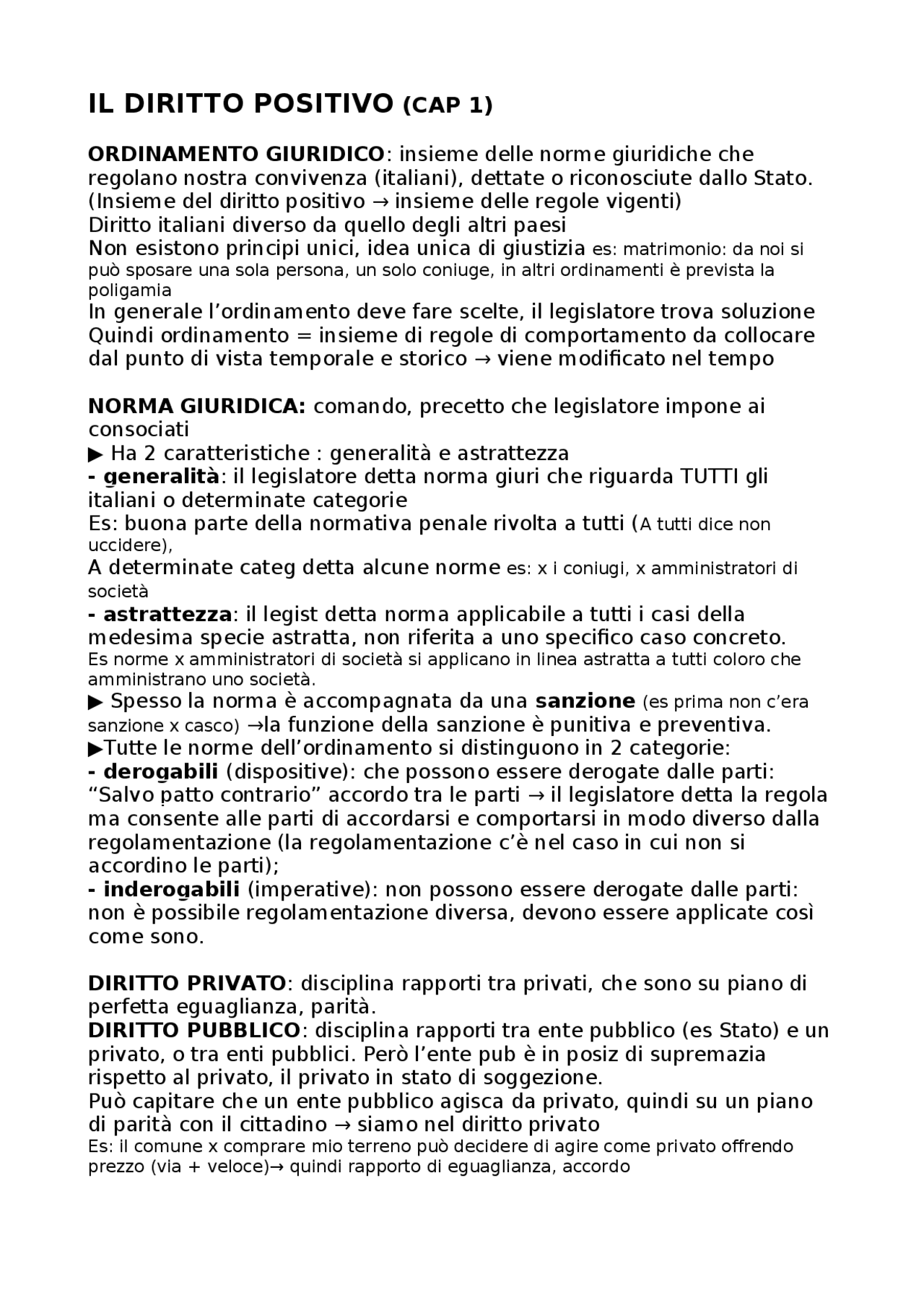 riassunto del libro di dirito priavto | Dispense di Diritto Privato ...