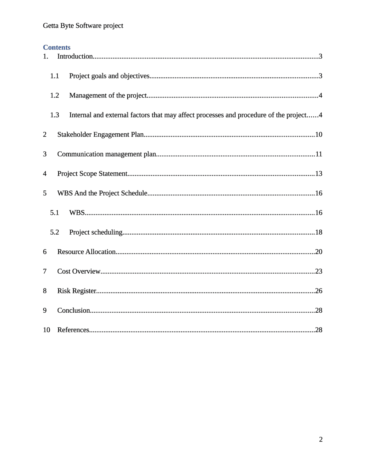 Getta_Byte_Software_project_final | Exams Nursing | Docsity
