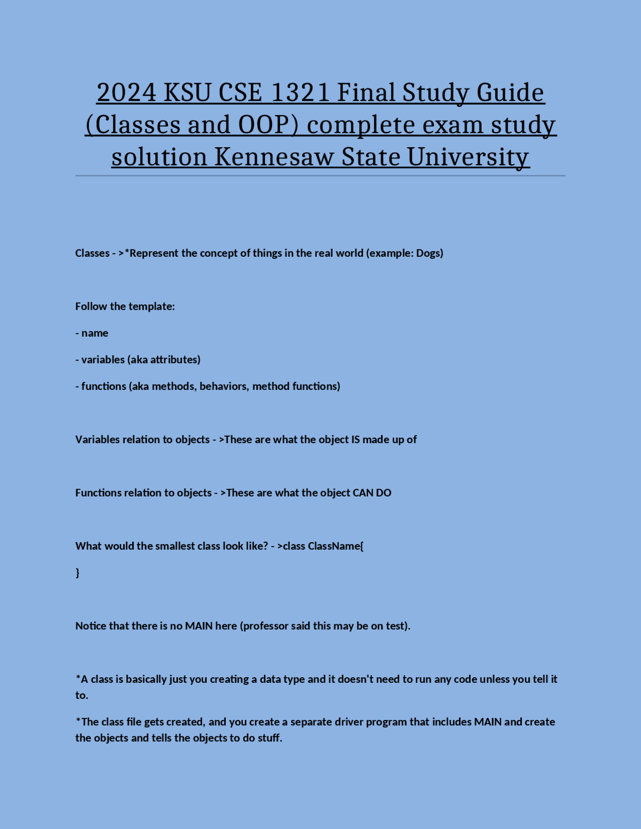 Mastering Classes and Object-Oriented Programming: A Comprehensive ...