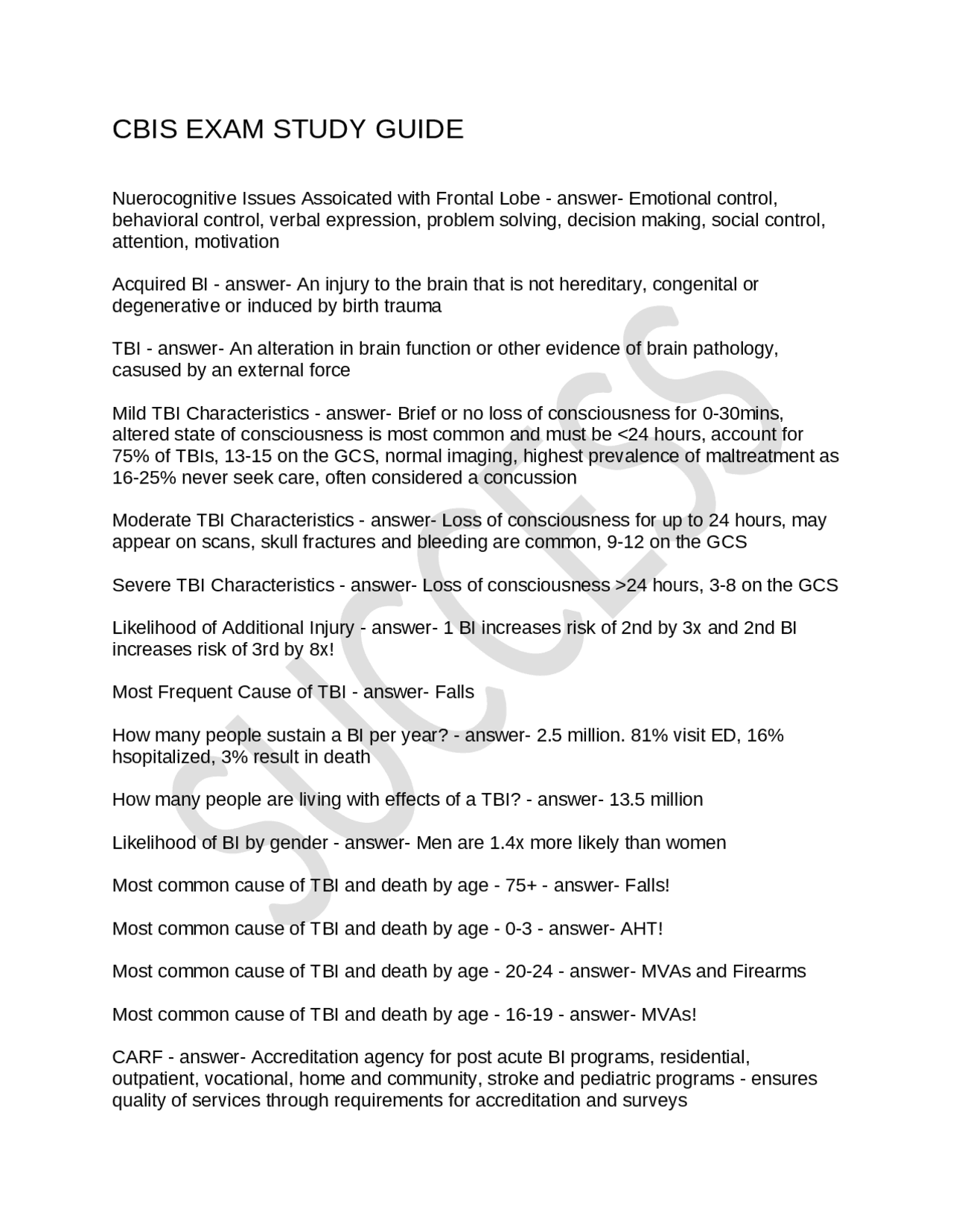 Traumatic Brain and Spinal Cord Injuries: Neurological Complications ...