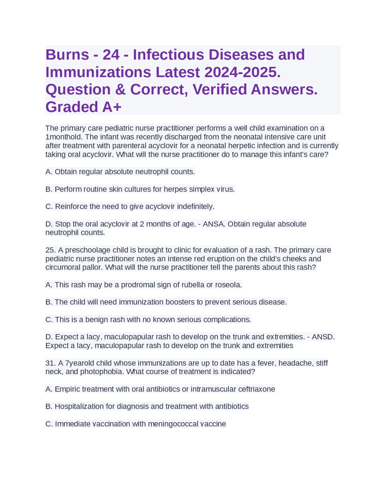 Isbe Child Health Exams & Immunizations:  Downloadable 2024 2025 Ppt - f1jj587