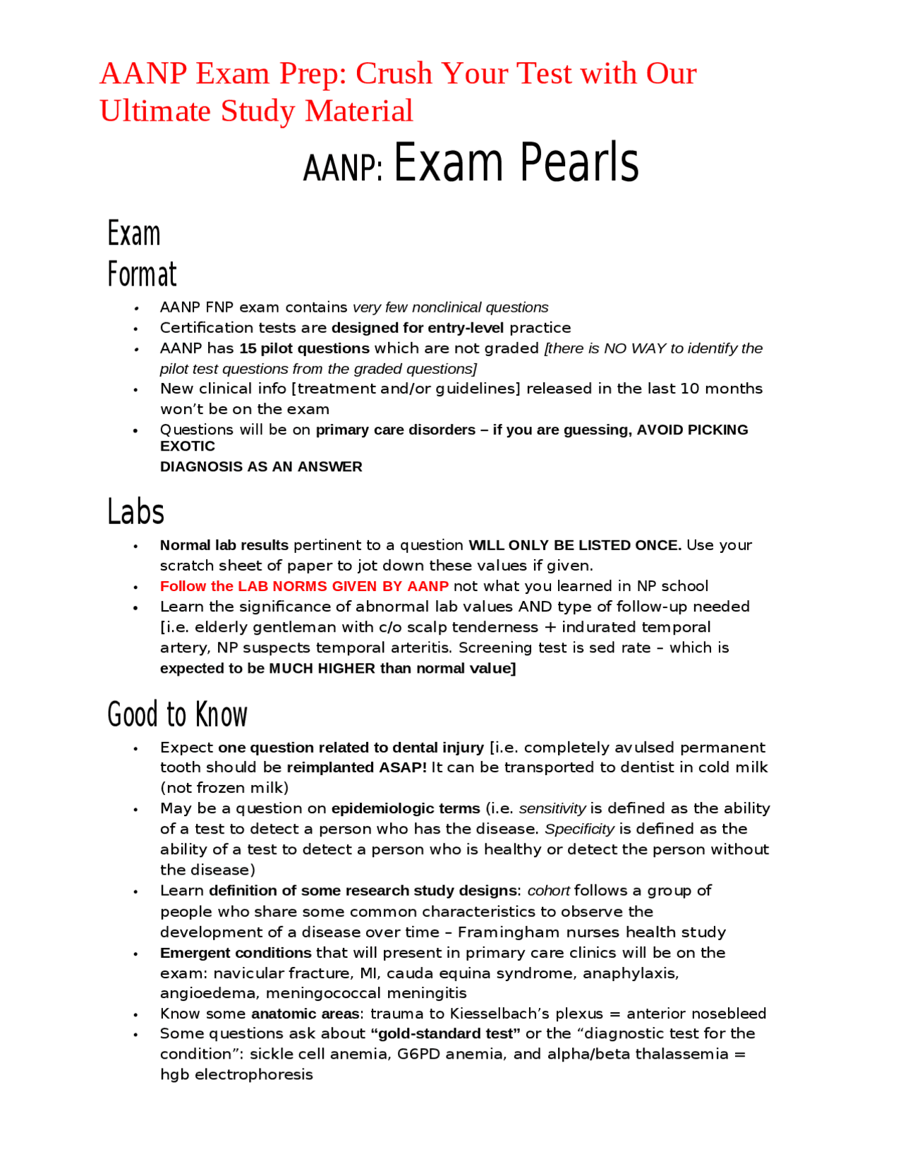 Ancap Study Guide AANP Exam Prep: Crush Your Test with Our Ultimate Study Material ...
