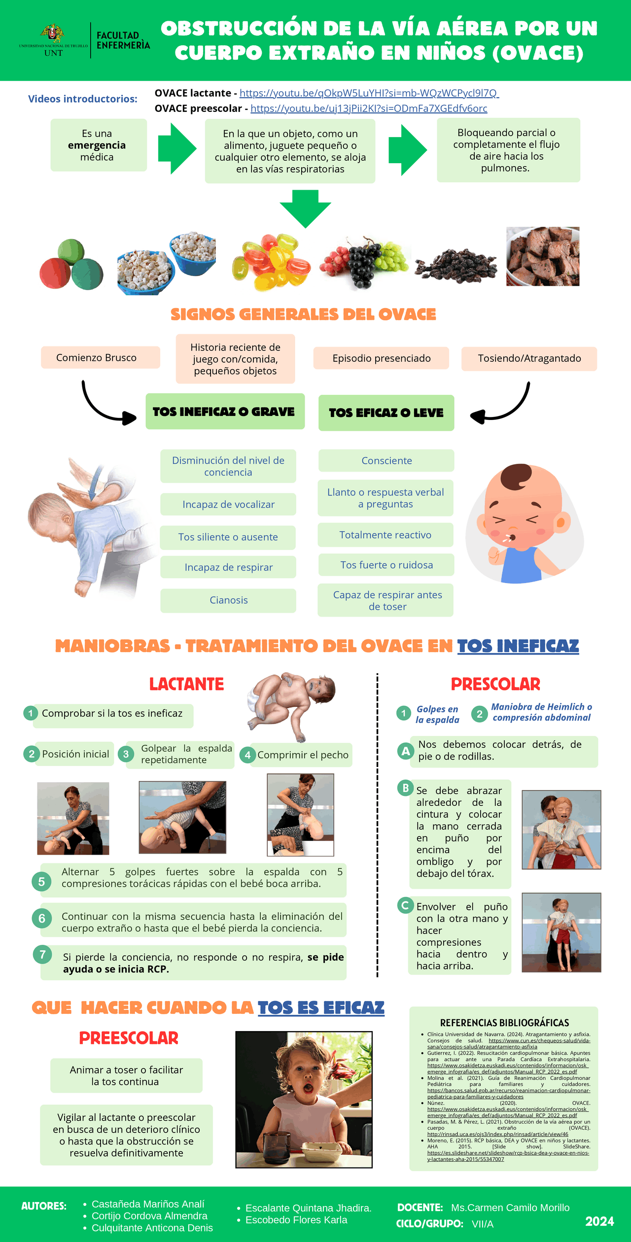 OVACE EN NIÑOS Y PREESCOLARES | Apuntes de Enfermería | Docsity