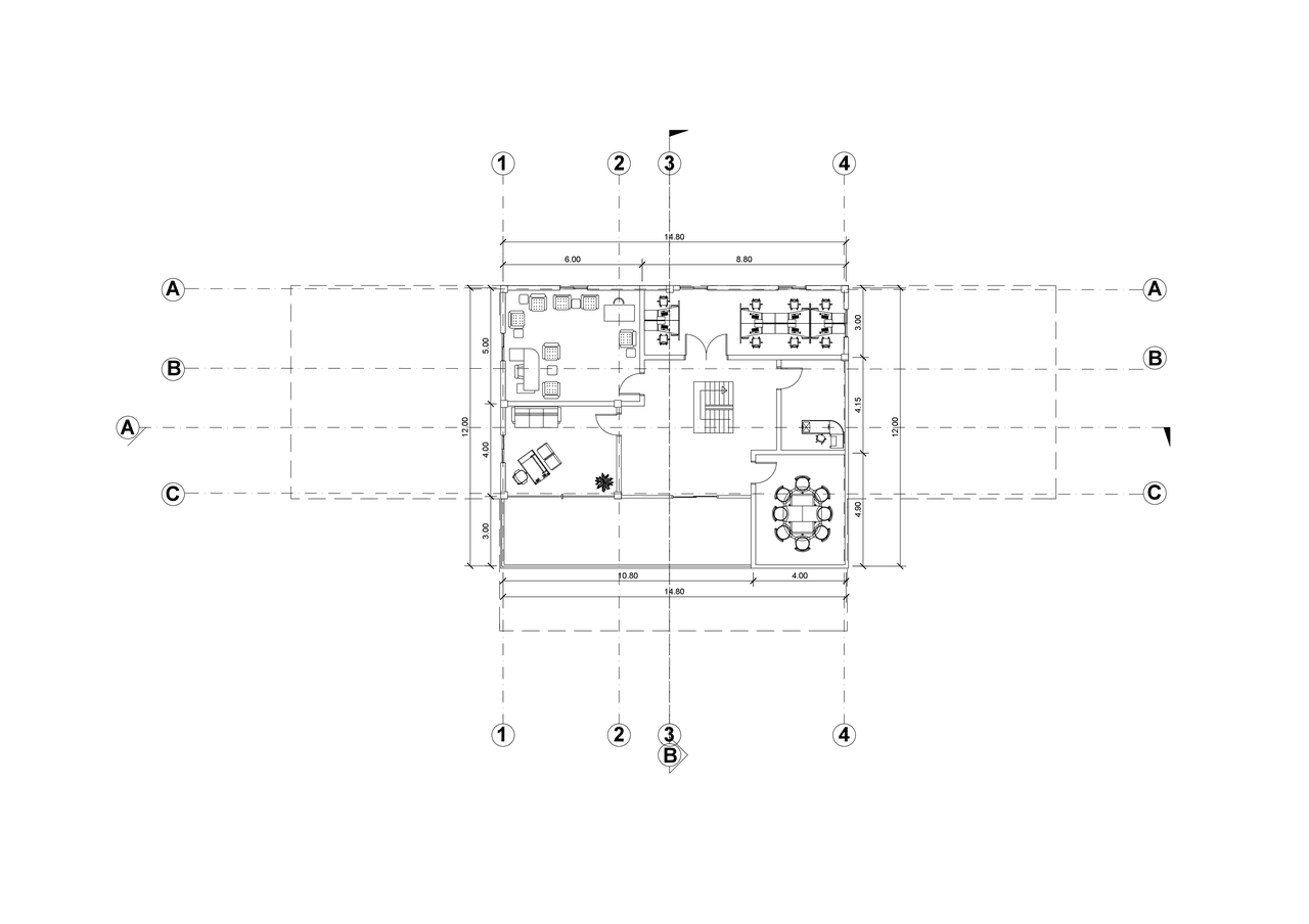 Revised Floor Plan of a Barangay Hall | Summaries Interior Design | Docsity