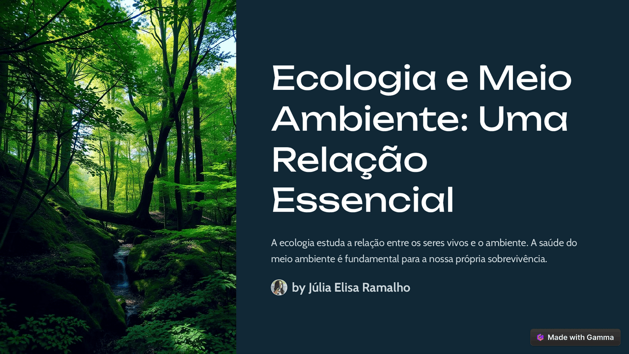 Ecologia e meio ambiente | Resumos Biologia | Docsity