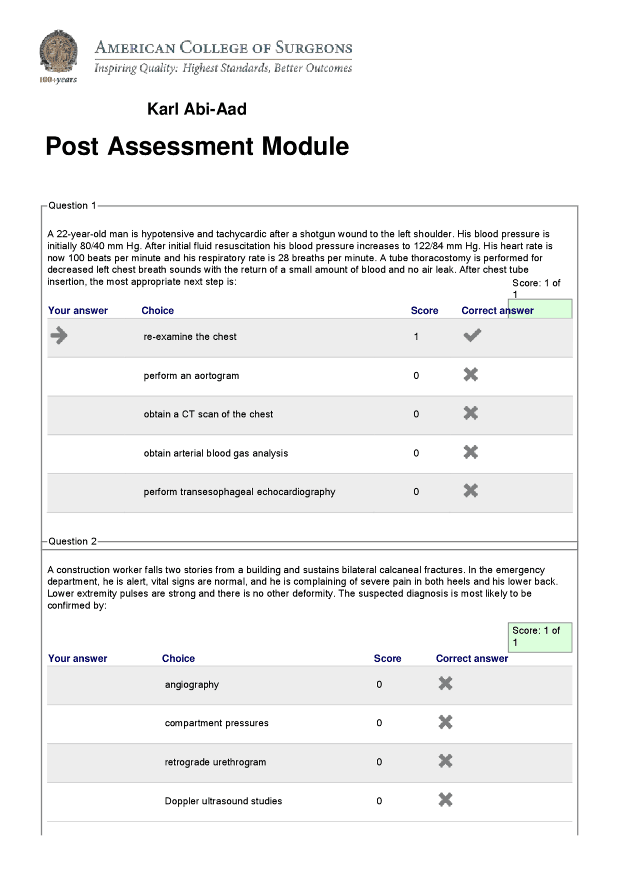 Post Assessment Module Questions With Complete Solutions | Exams ...