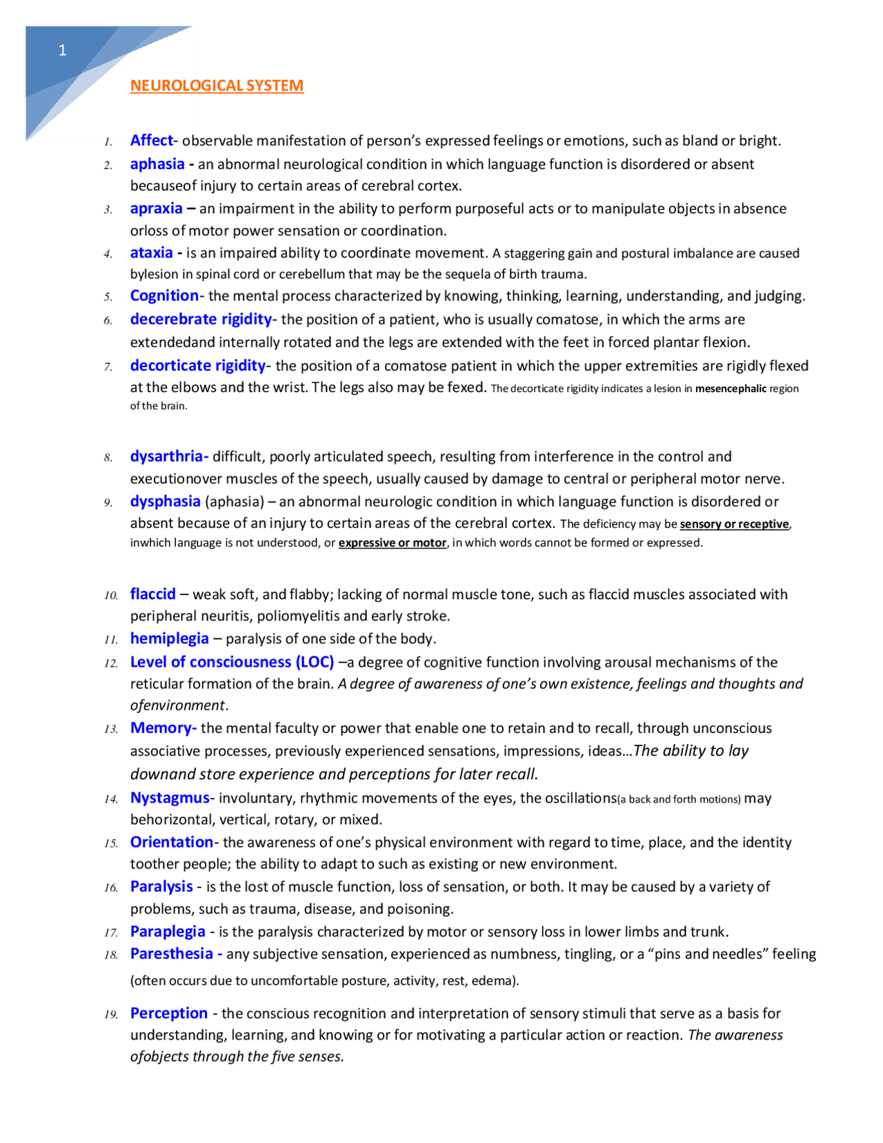 Neurological Assessment: Cranial Nerves and Reflexes | Exams Nursing ...