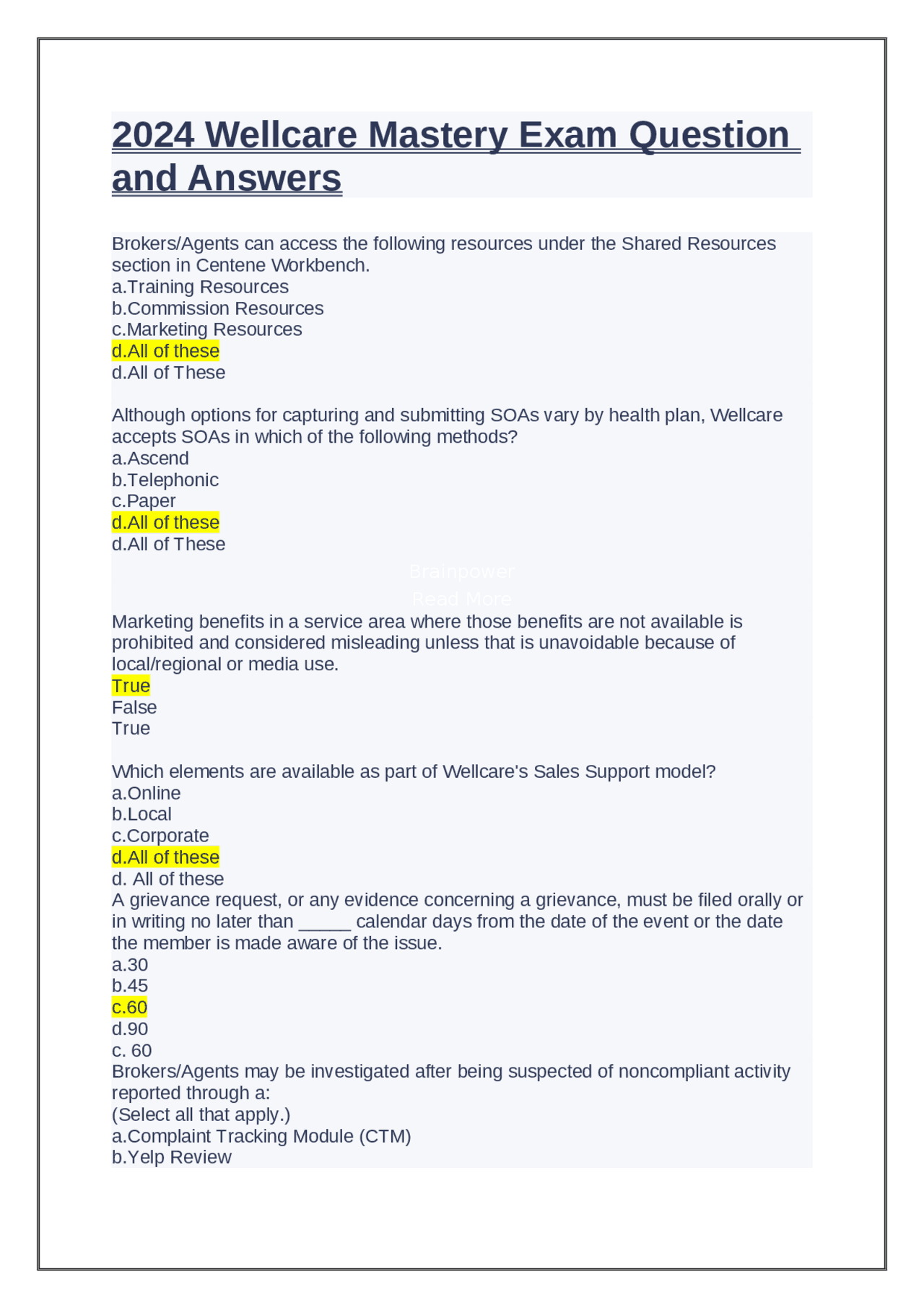 Wellcare Medicare Advantage and Prescription Drug Plan Overview | Exams ...