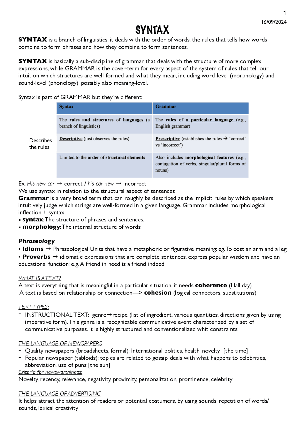 Syntax and Morphology: A Comprehensive Guide to Sentence Structure and ...