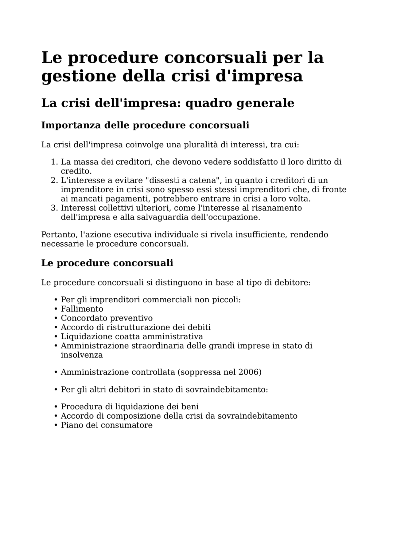 liquidazione coatta amministrativa e fallimento La liquidazione coatta amministrativa - Appunti di Diritto fallimentare |  Appunti di Diritto fallimentare