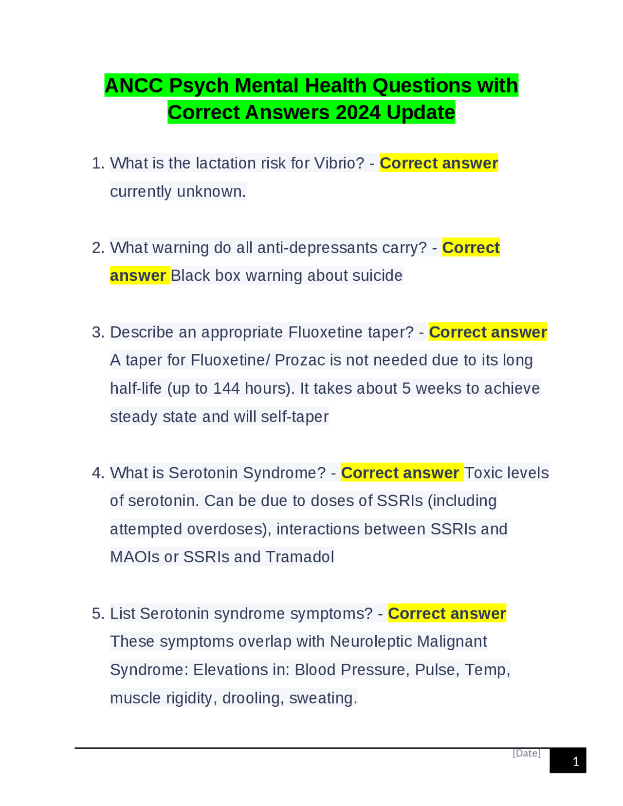 Psych Mental Health Questions and Answers: A Comprehensive Guide for ...