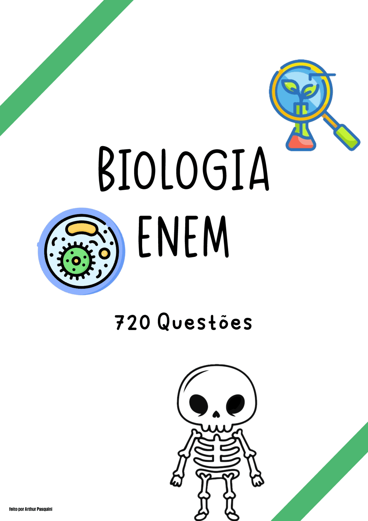 Apostila ENEM Biologia 720 questões | Exercícios Biologia | Docsity